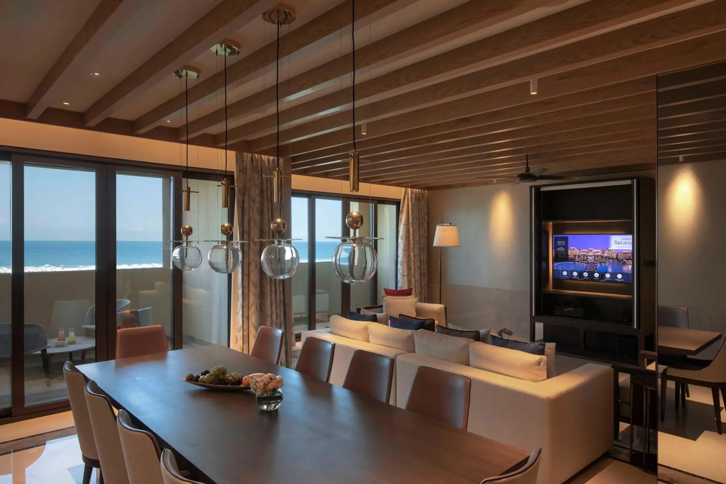 Dining area in Saadiyat Rotana Resort and Villas