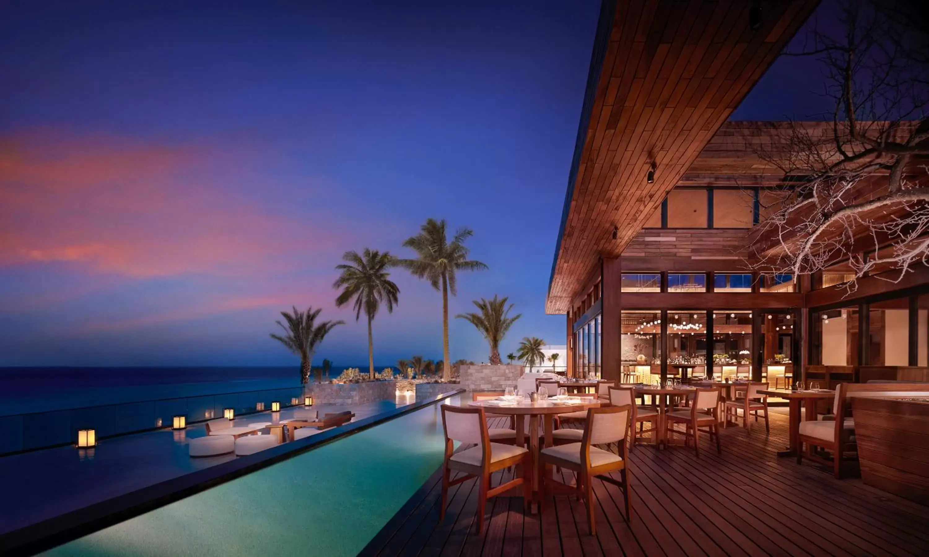 Restaurant/places to eat, Swimming Pool in Nobu Hotel Los Cabos