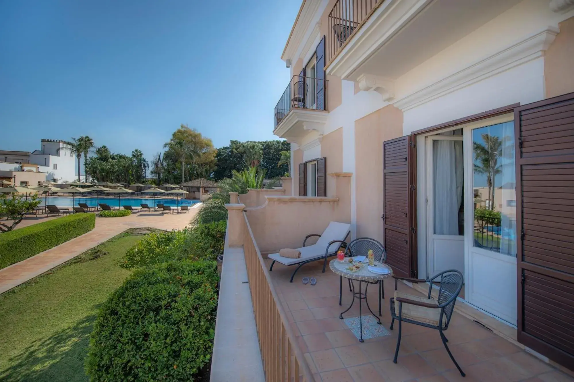 Balcony/Terrace in Almar Giardino di Costanza Resort