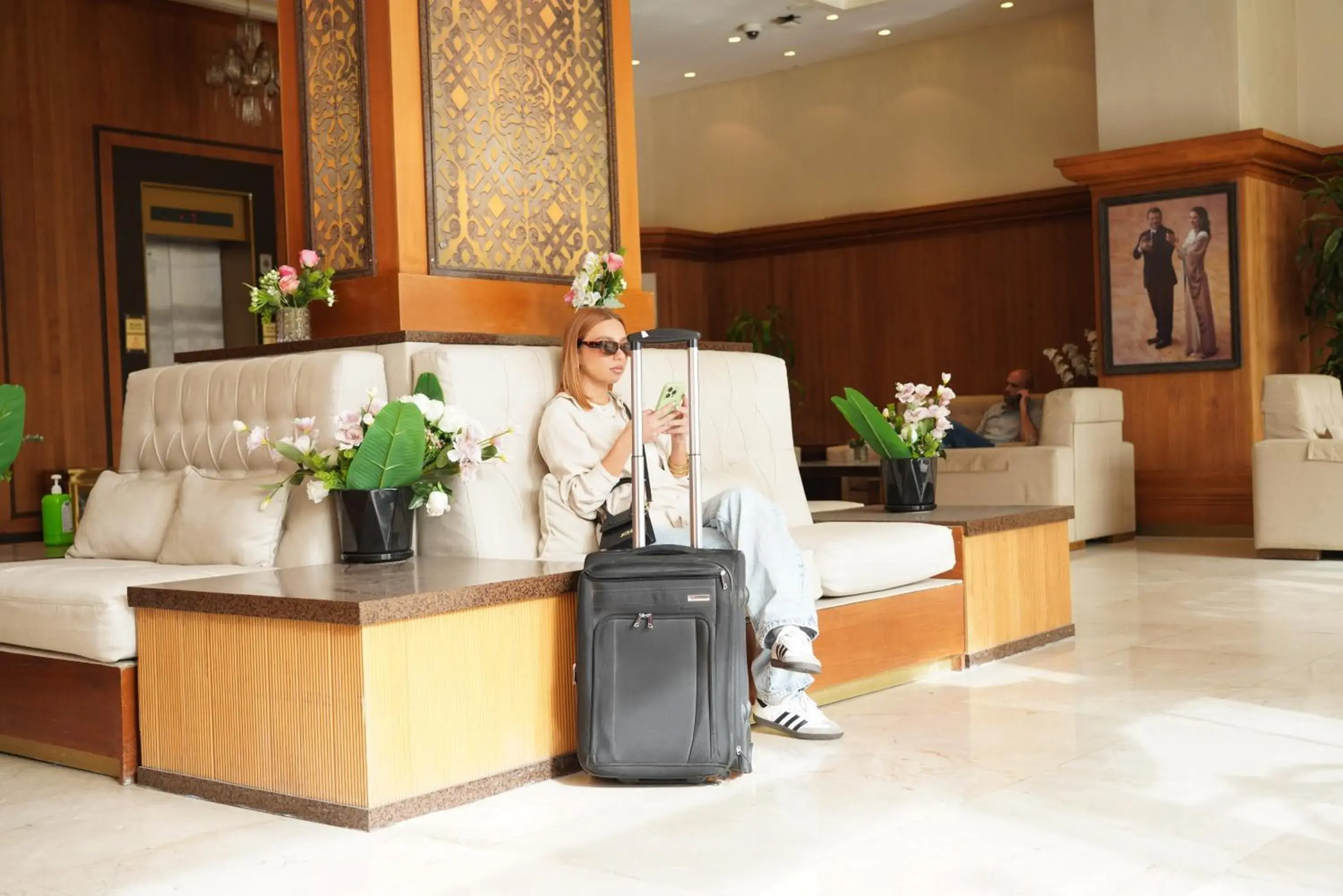 Lobby or reception in Thousand Nights Hotel Amman - فندق ثاوزند نايتس عمان Lobby or reception in Thousand Nights Hotel Amman - فندق ثاوزند نايتس عمان