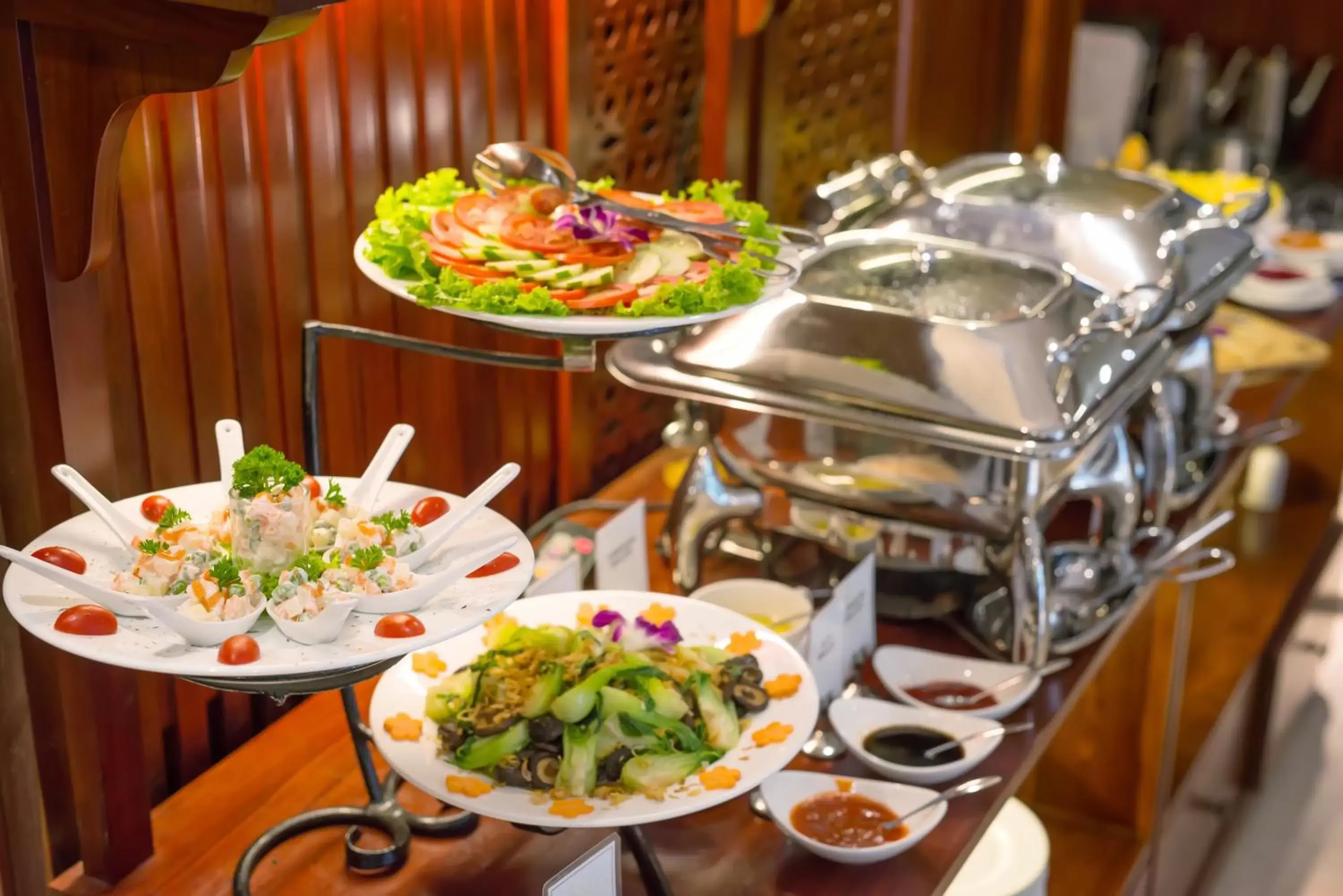 Buffet breakfast, Food in Hanoi E Central Luxury Hotel & Restaurant