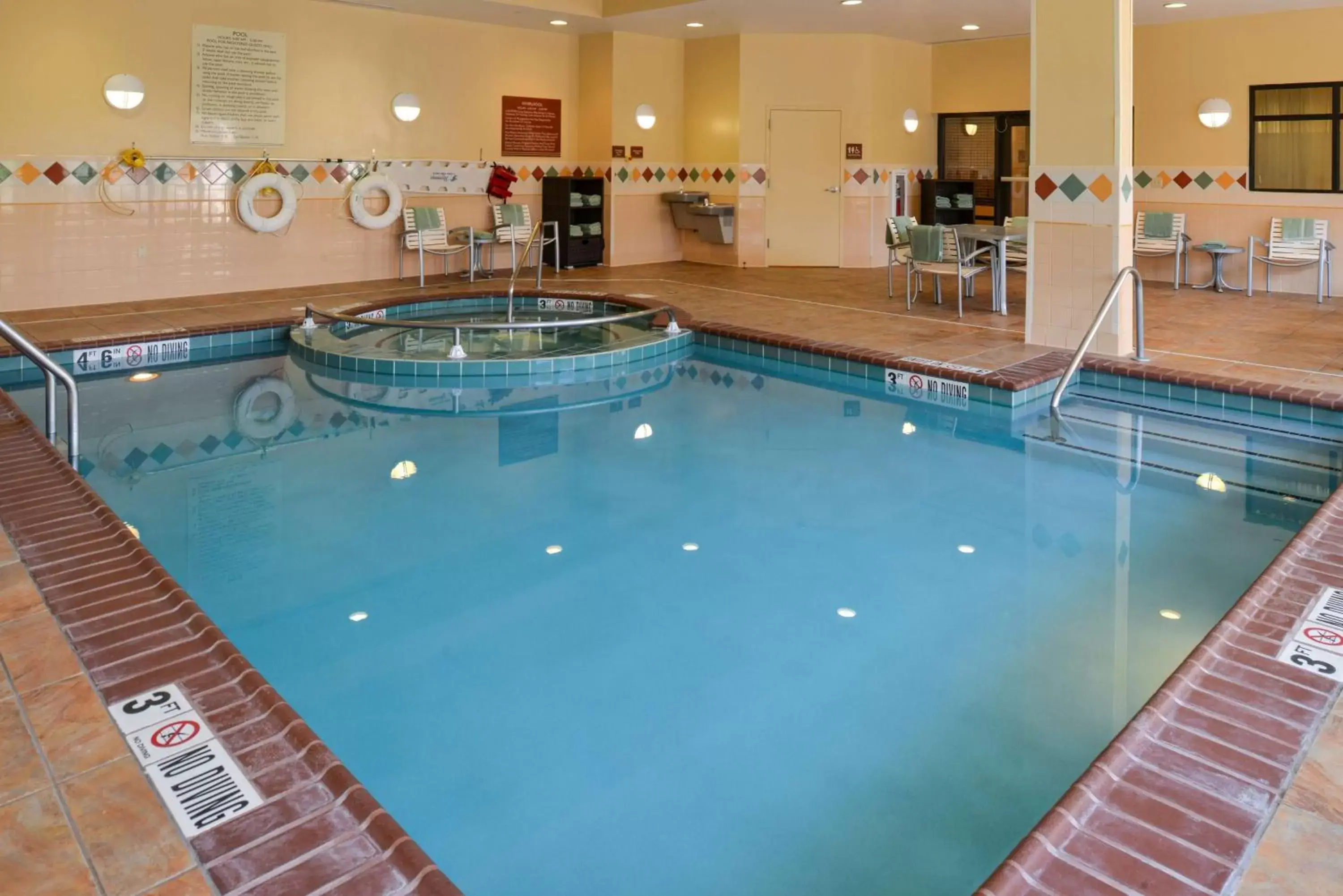 Pool view, Swimming Pool in Hilton Garden Inn Terre Haute