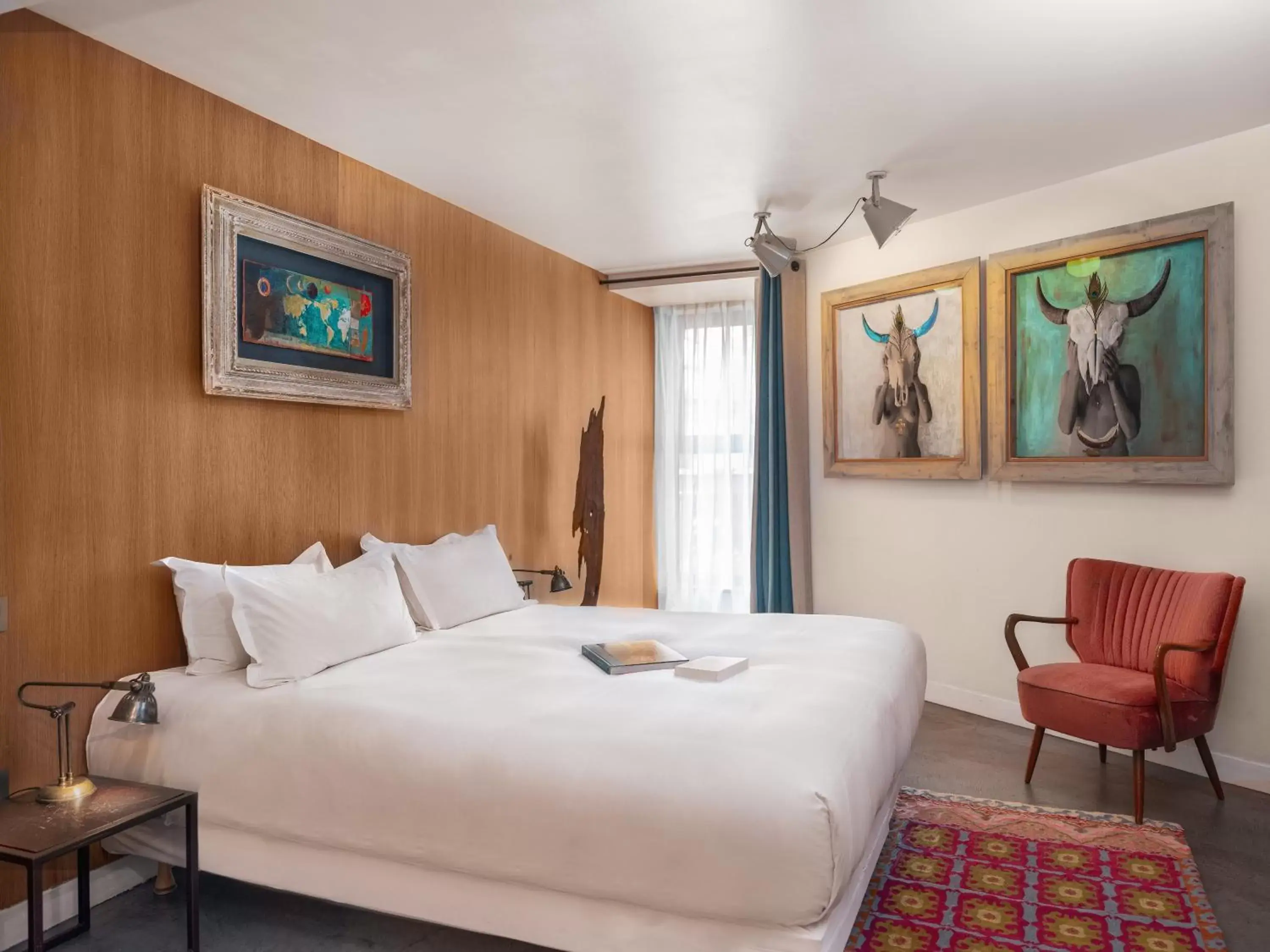 Bedroom, Bed in Hôtel Edgar & Achille Bedroom, Bed in Hôtel Edgar & Achille