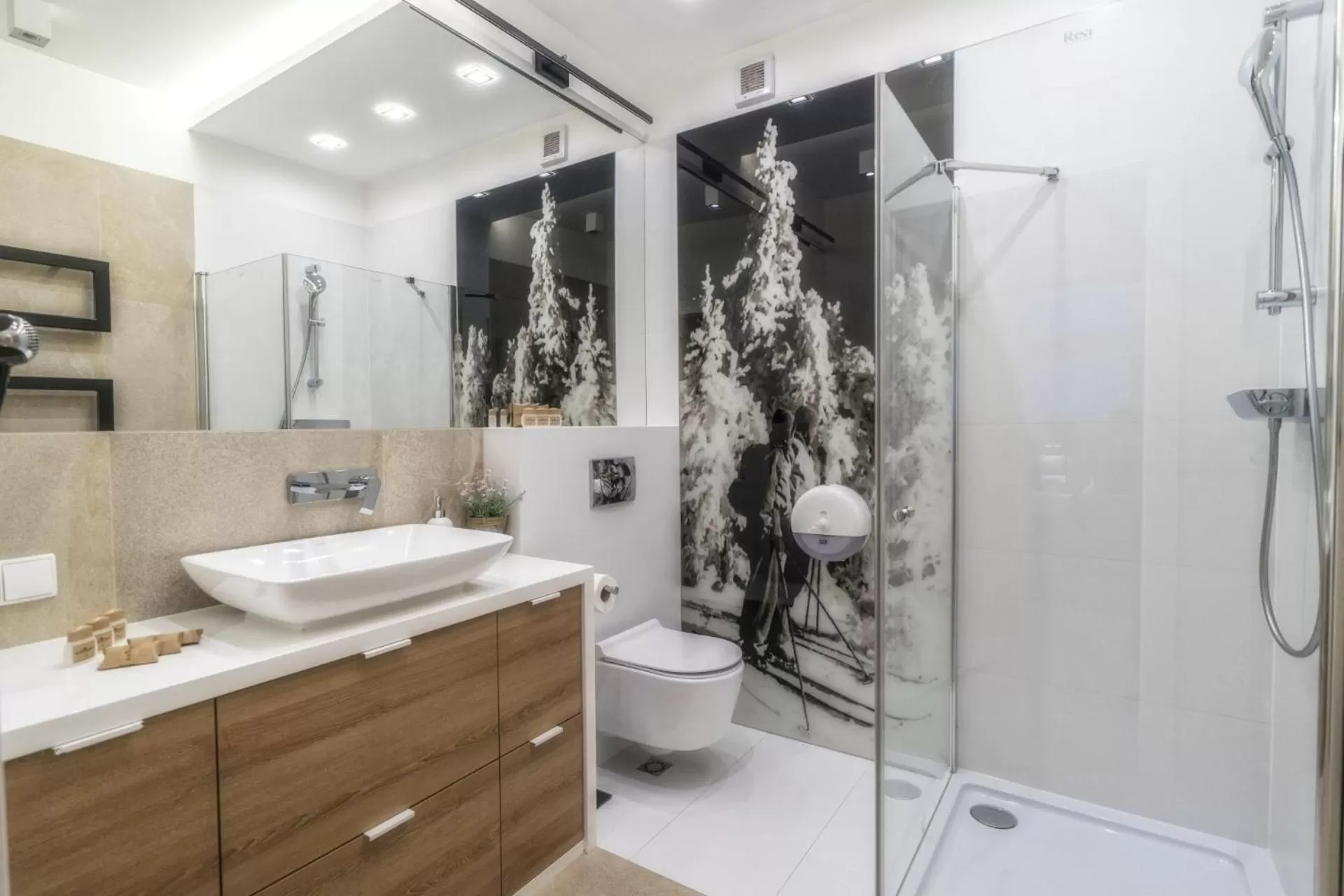 Bathroom in Aparthotel Giewont