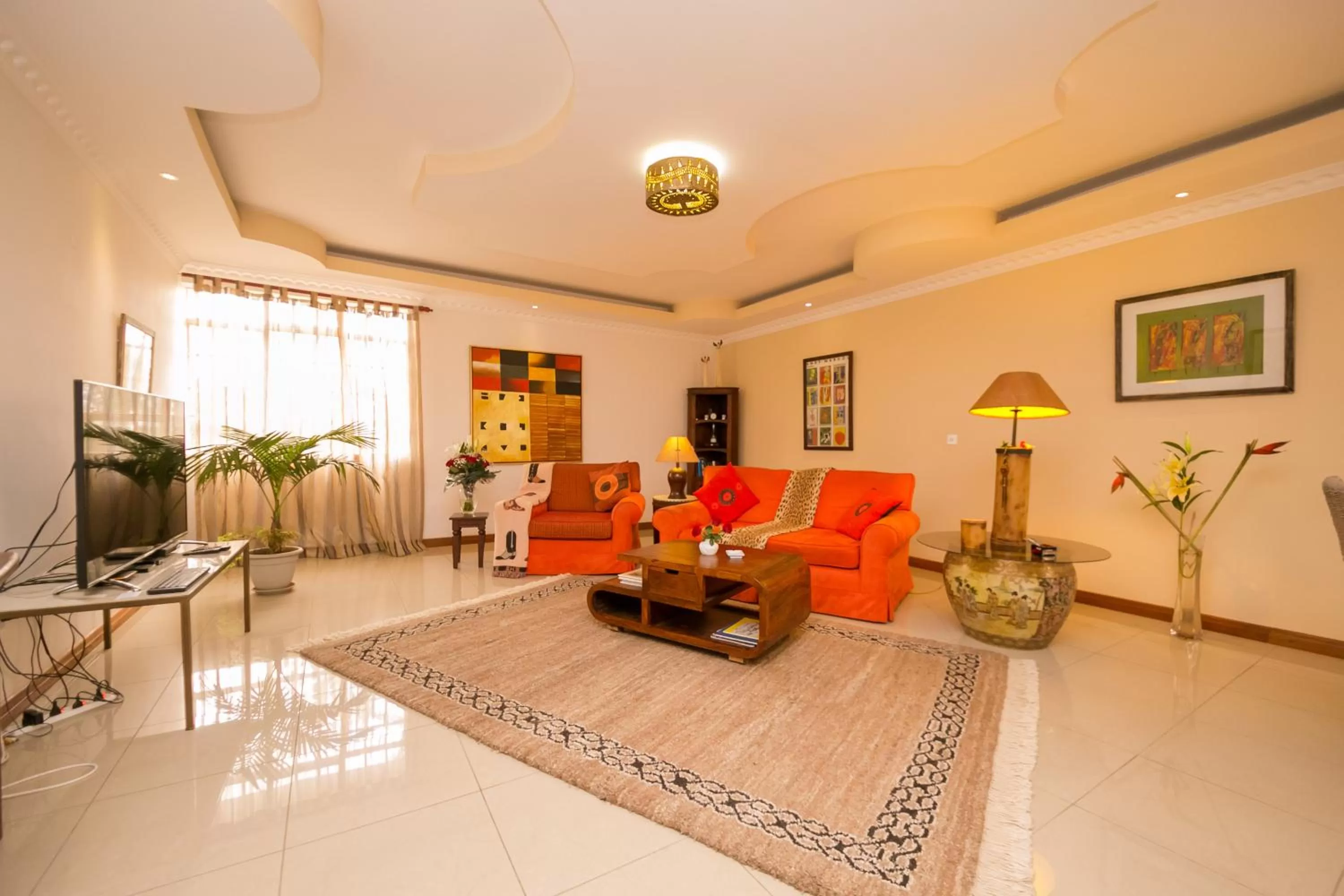 Living room in Hotel Rudi