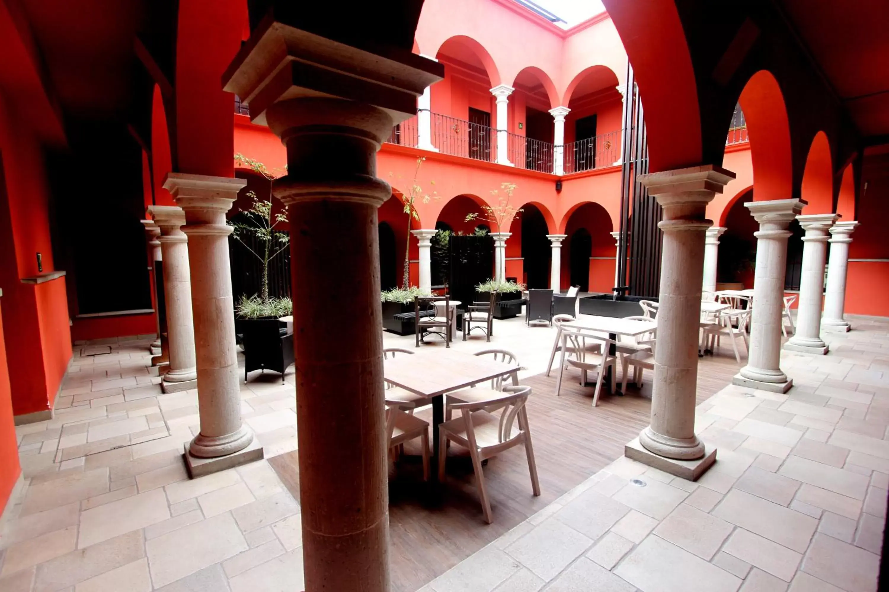 Patio, Restaurant/Places to Eat in Hotel Casona Oaxaca