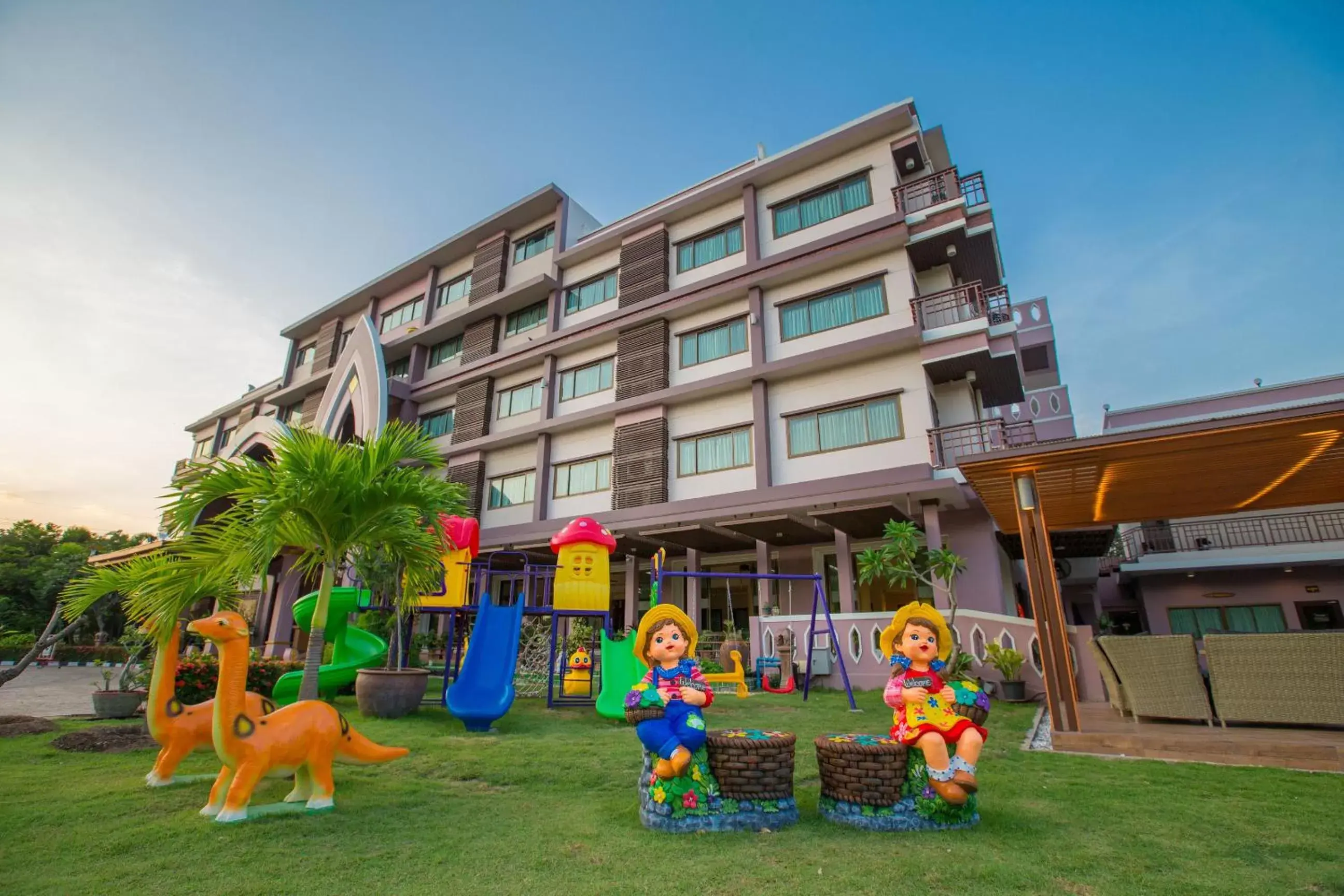 Children play ground, Property Building in Phanomrungpuri Hotel Buriram