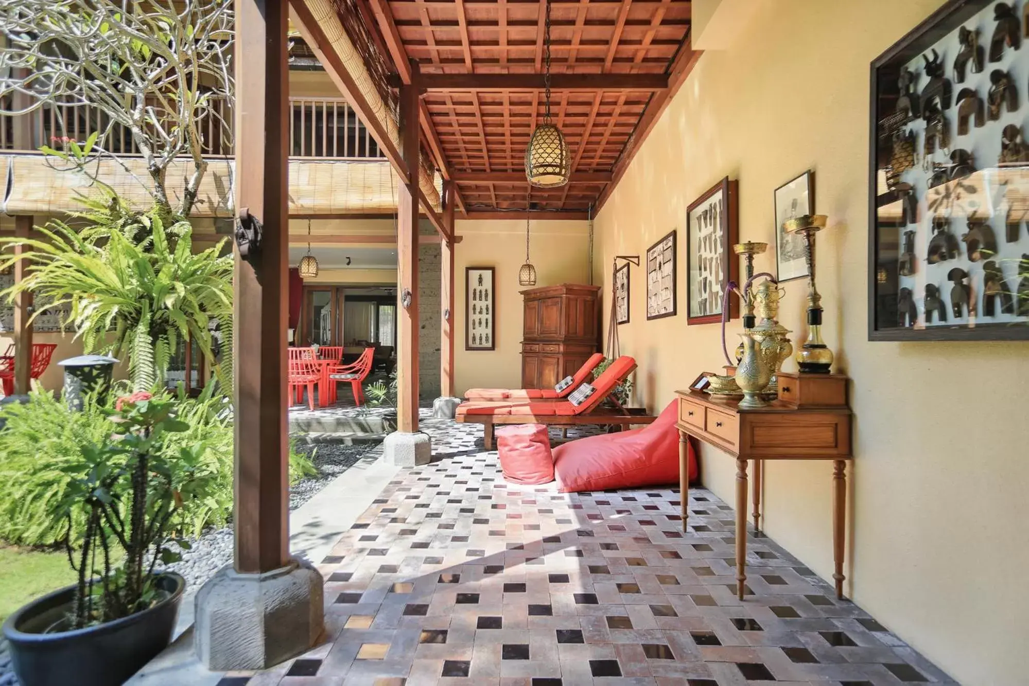 Seating area in Manzelejepun Luxury Villa & Pavilion