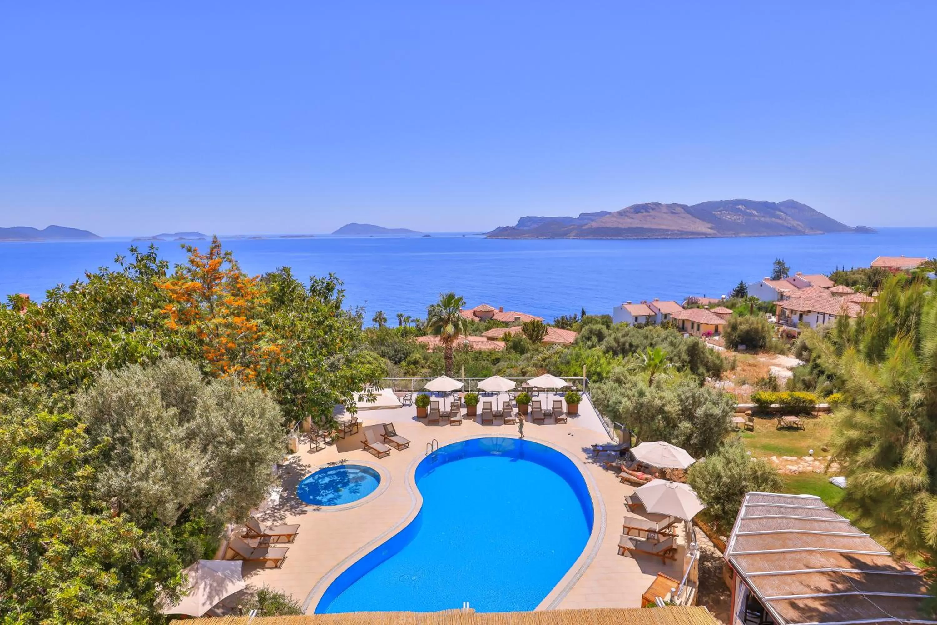 Pool view in Olea Nova Hotel