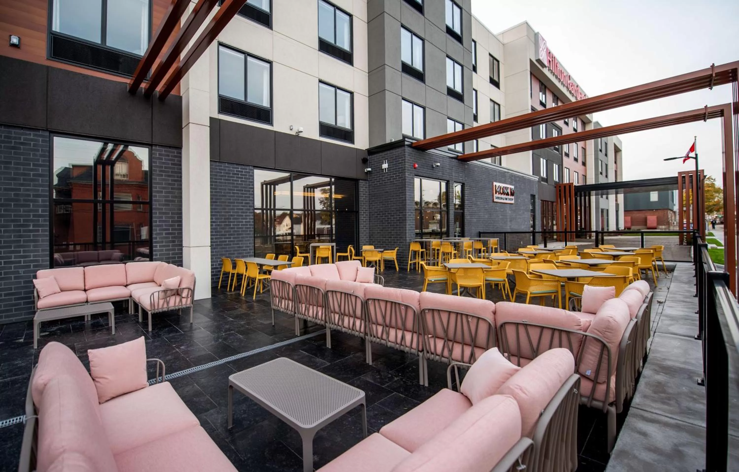 Patio in Hilton Garden Inn Moncton Downtown, Nb