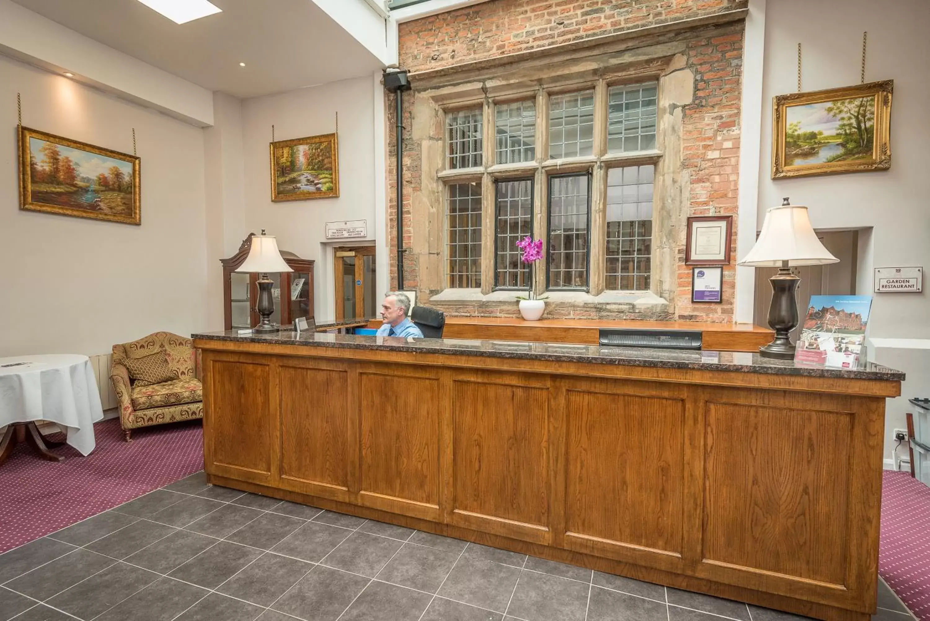 Lobby or reception in Castle Bromwich Hall; Sure Hotel Collection by Best Western