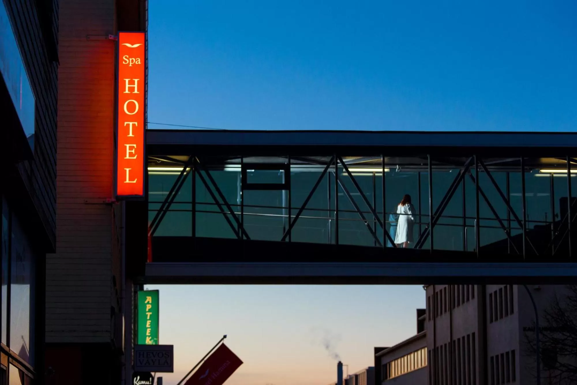 Facade/entrance in SpaHotel Hamina