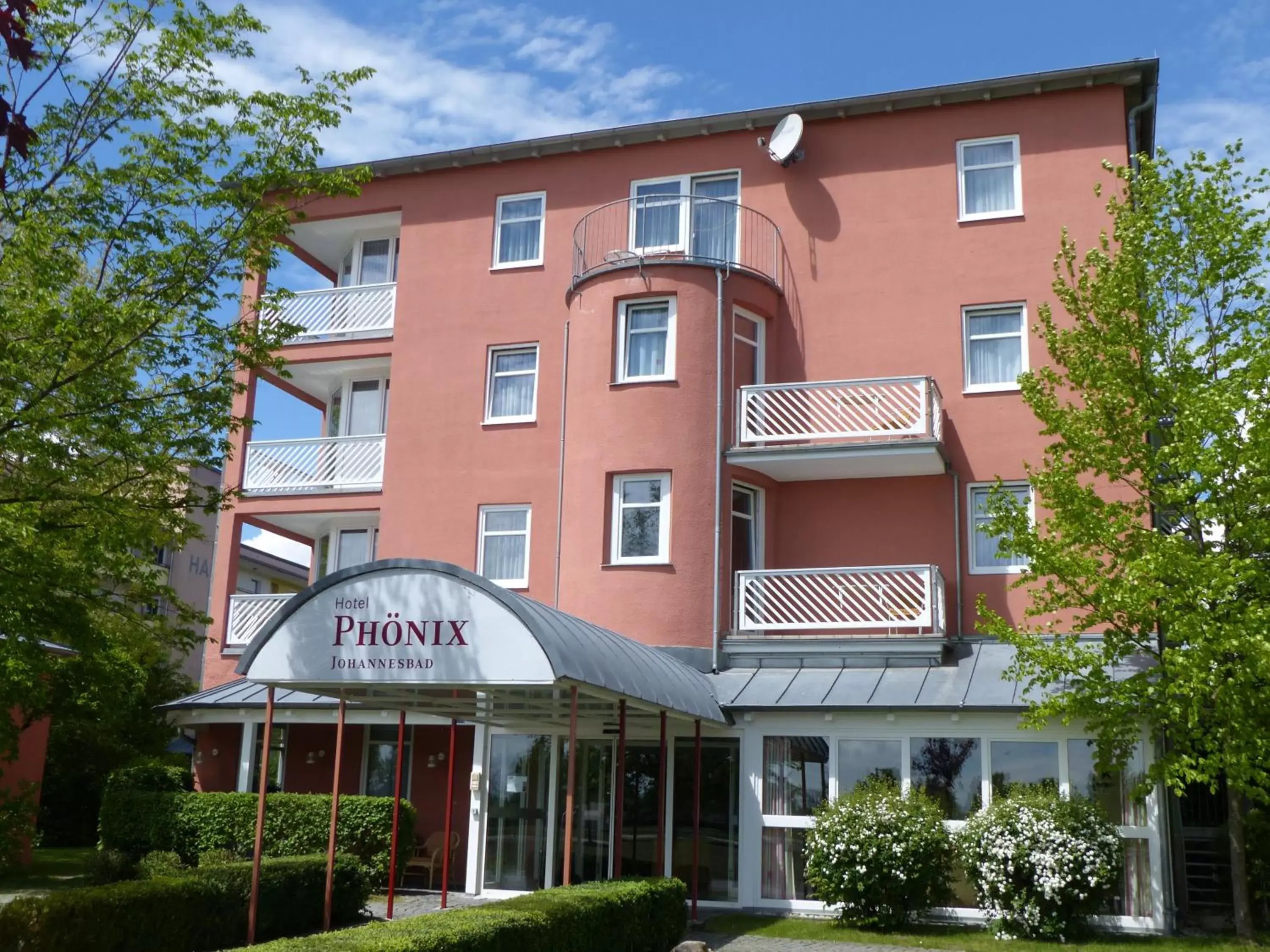Facade/entrance in Johannesbad Hotel Phönix