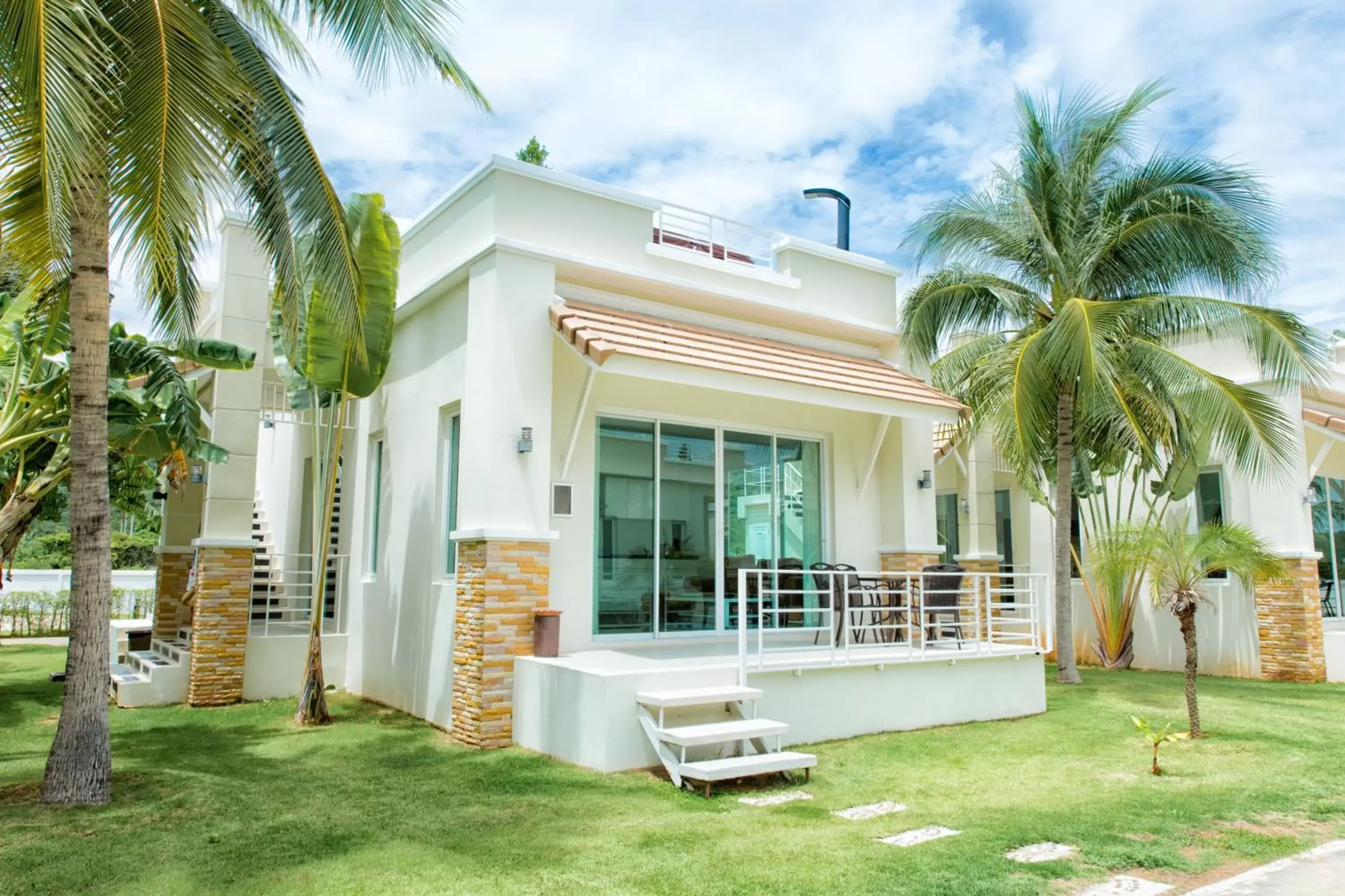 Garden view, Property Building in Oriental Beach Pearl Resort