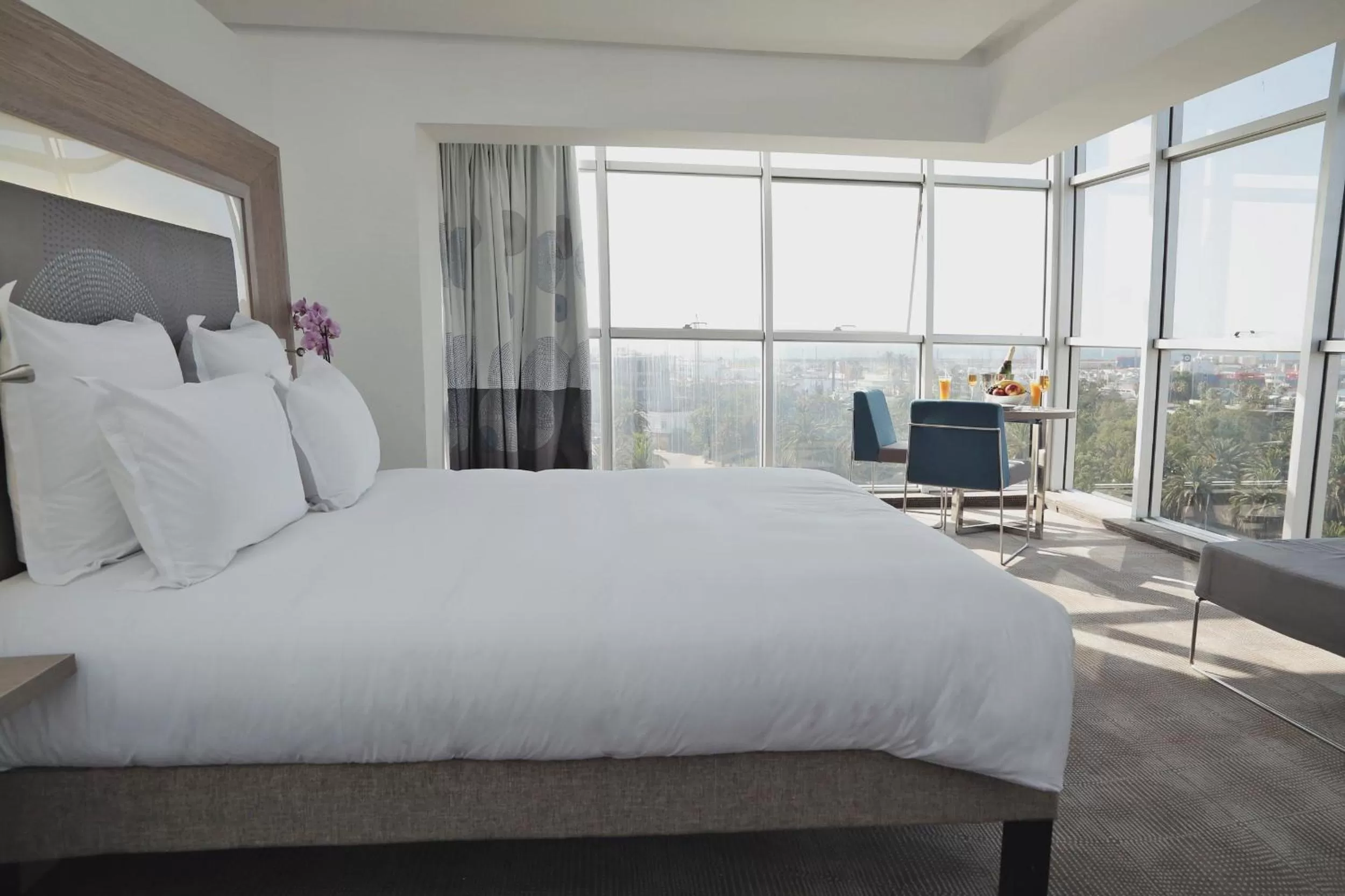 Dining area, Bed in Novotel Mohammedia