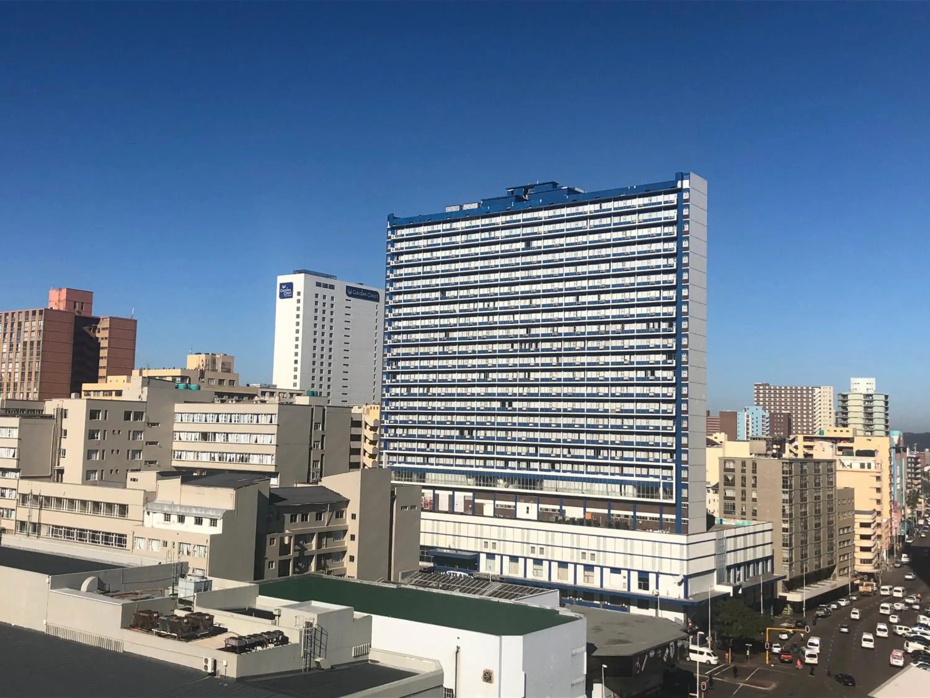 Property building in Coastlands Durban Self Catering Holiday Apartments Property building in Coastlands Durban Self Catering Holiday Apartments