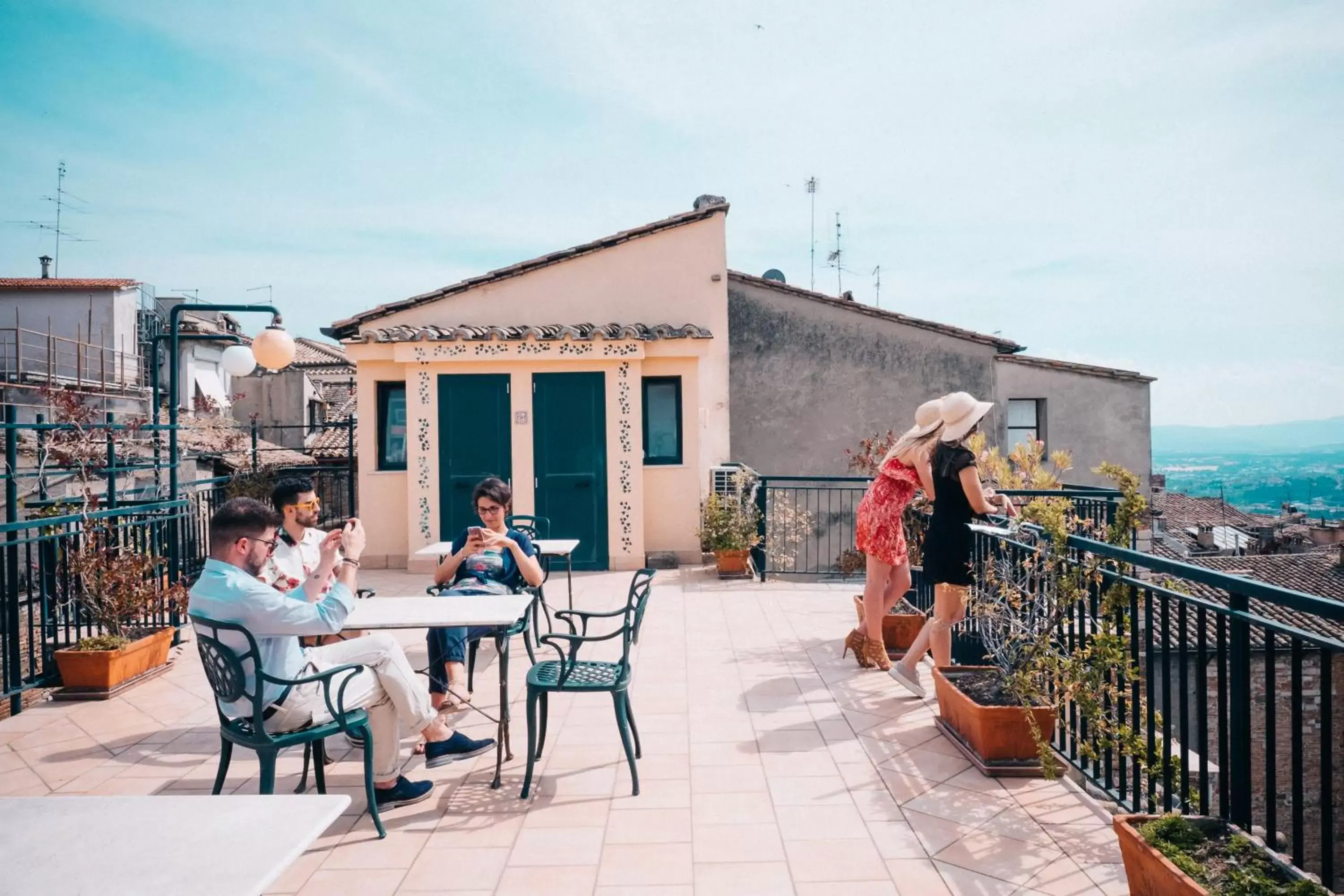 Patio in Hotel Fortuna