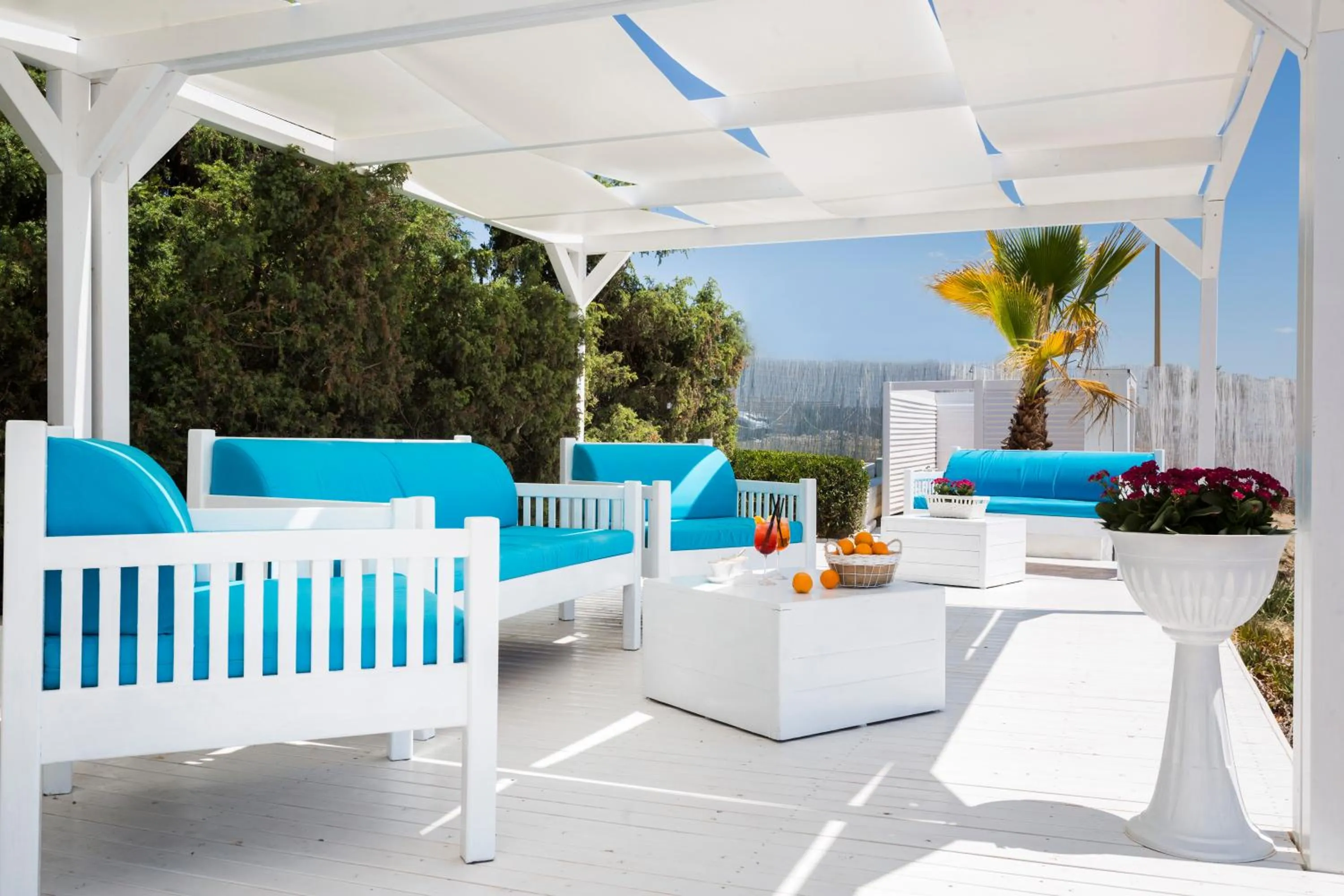 Beach in Ticho's Greenblu Hotel