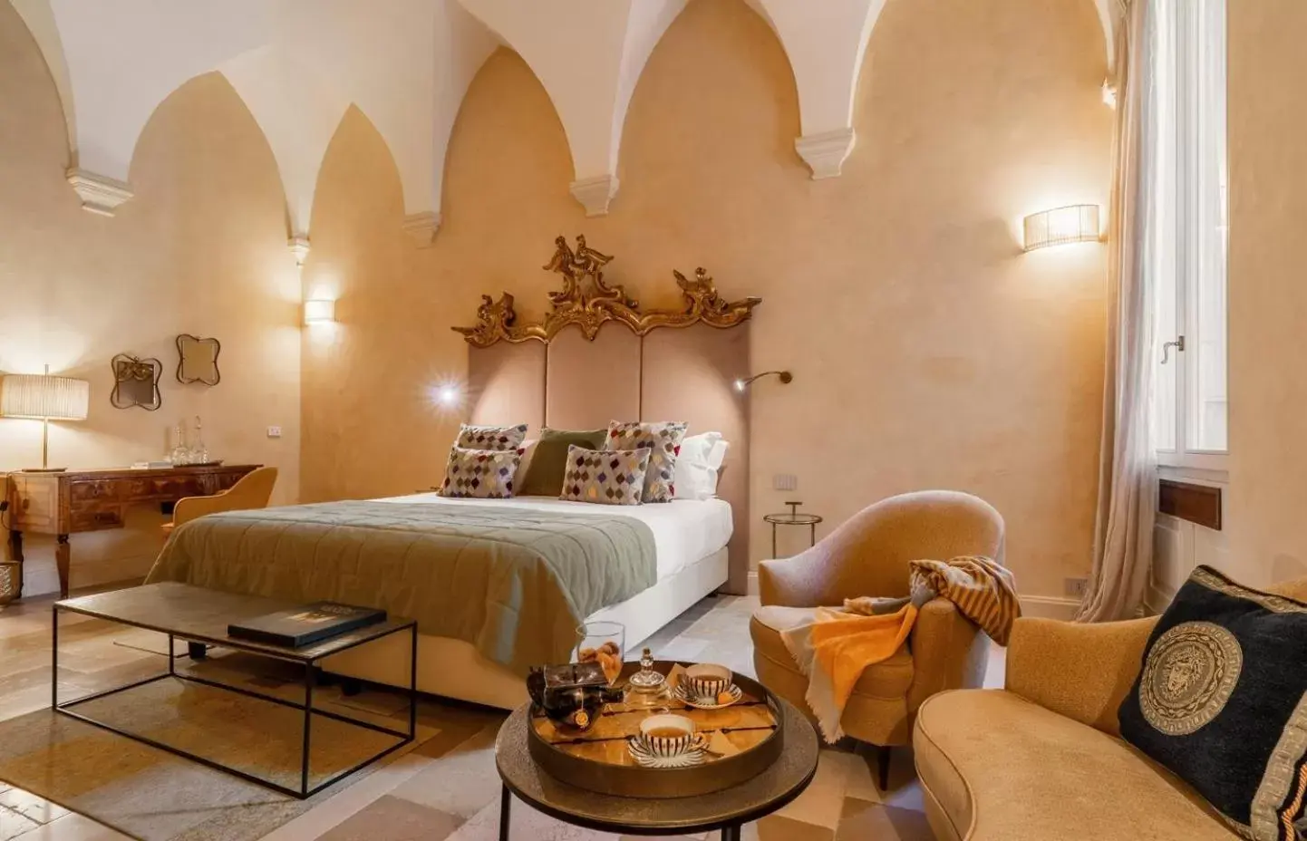 Bedroom, Bed in Palazzo Maresgallo Suites & SPA