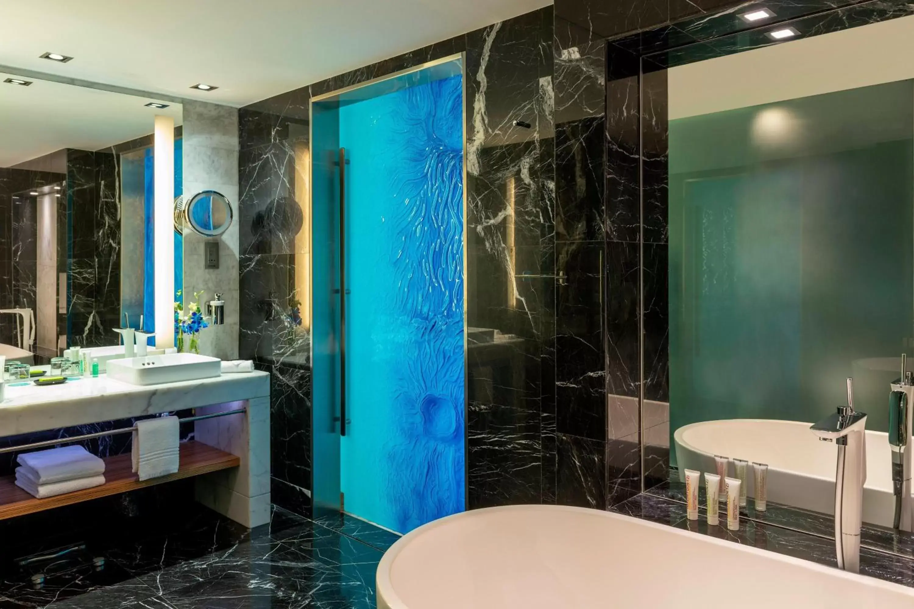 Bathroom in Le Royal Meridien Abu Dhabi