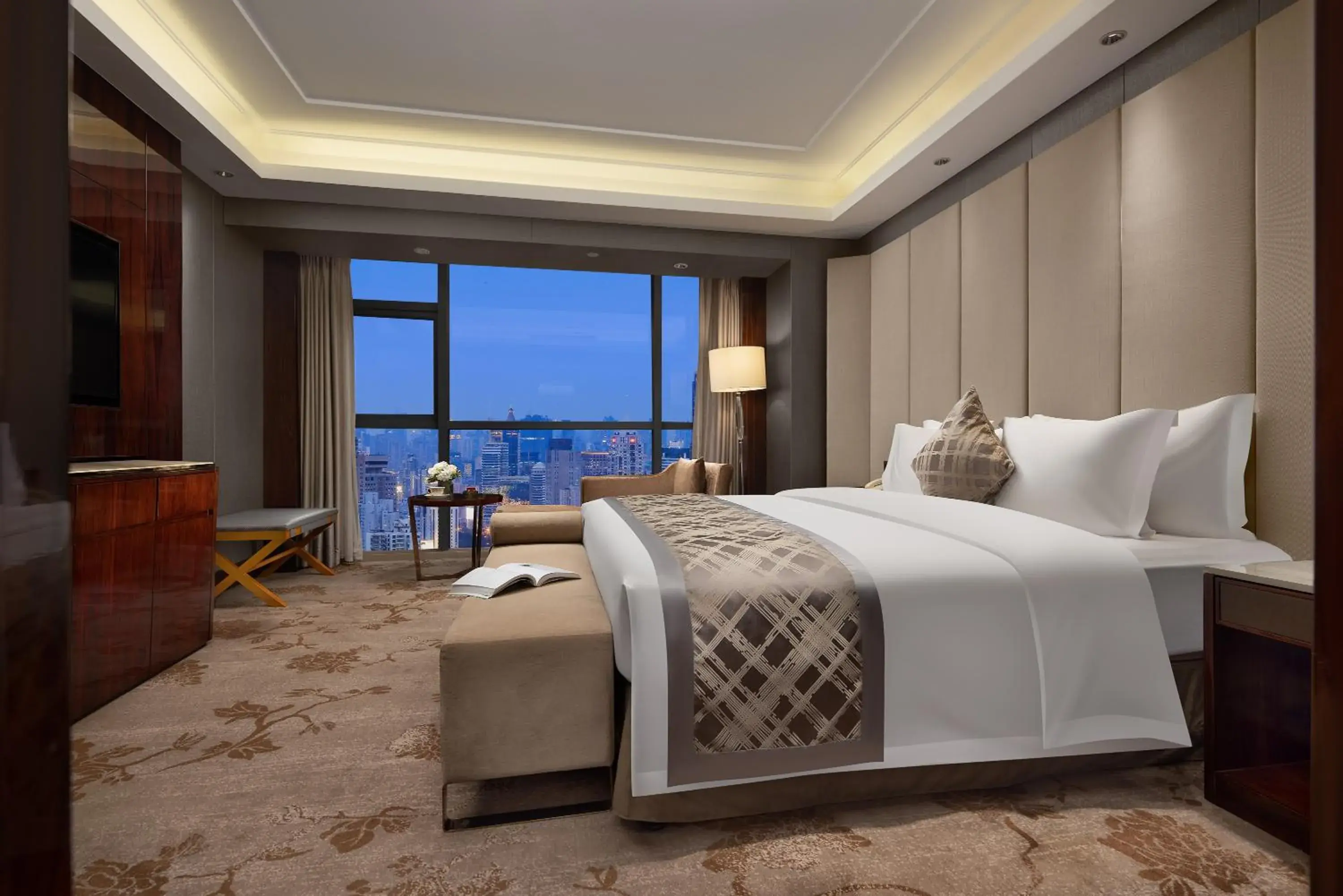 Bedroom in WorldHotel Grand Jiaxing Hunan