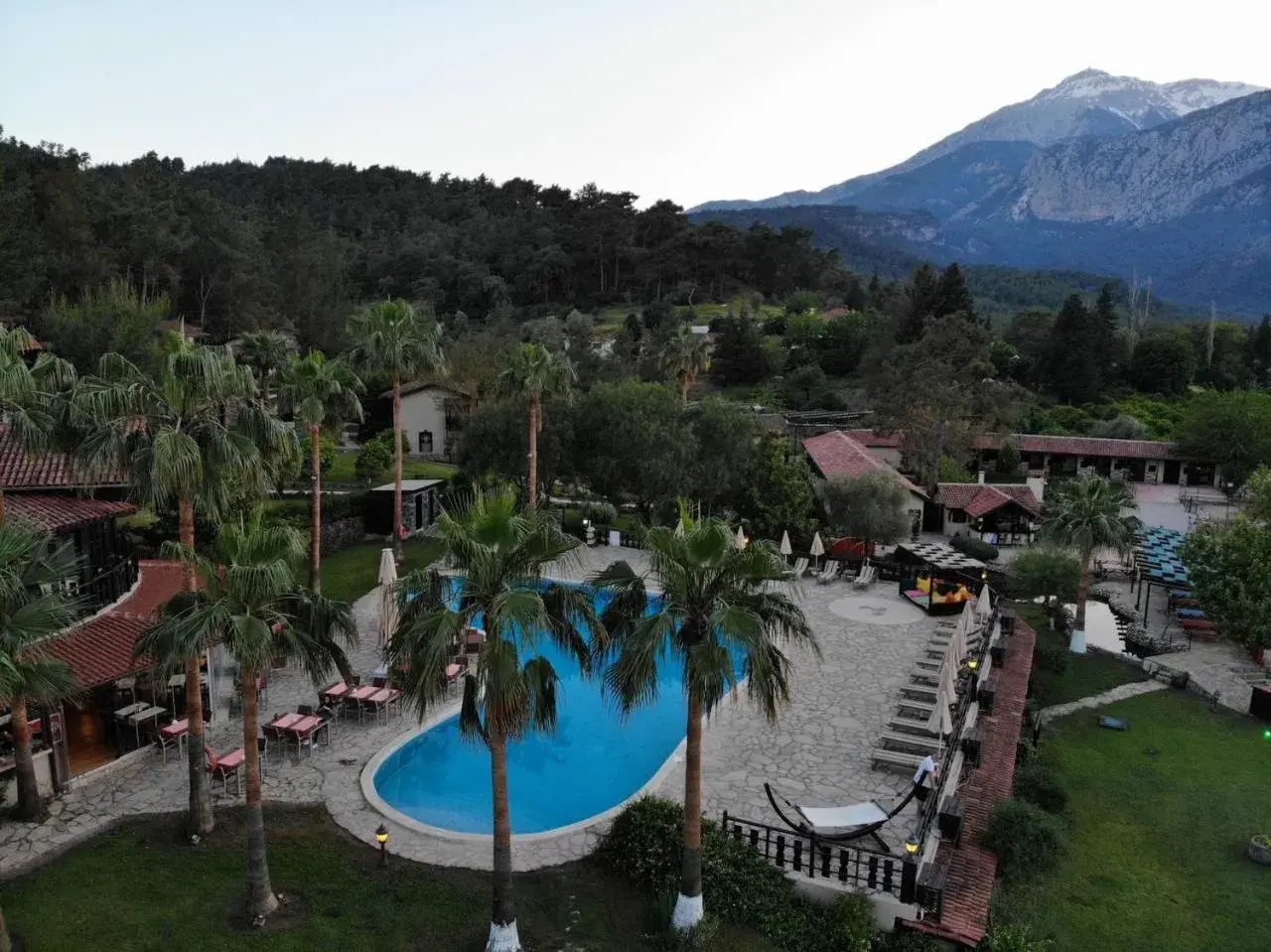 Bird's eye view, Pool View in Hotel Berke Ranch&Nature