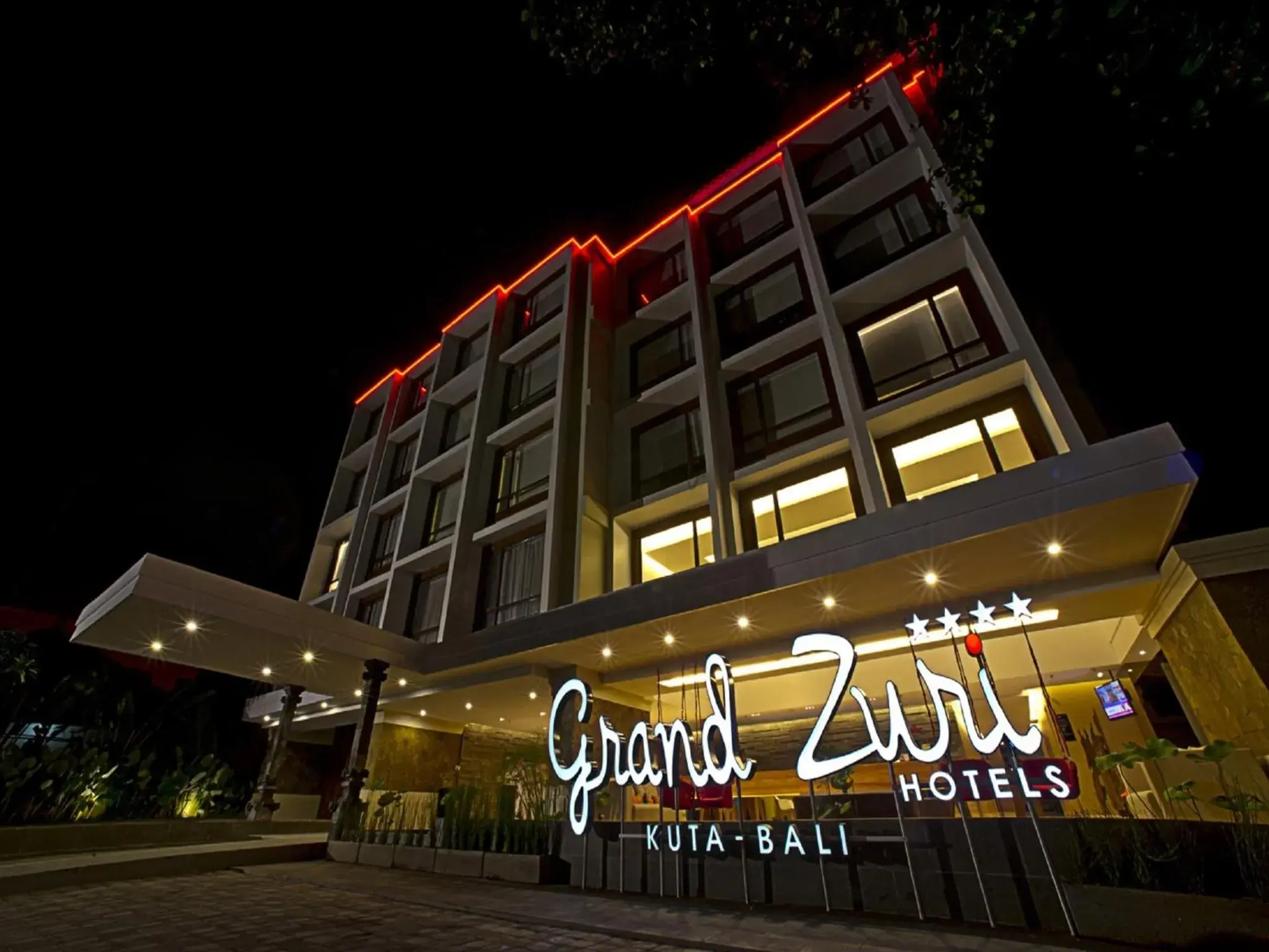 Facade/entrance, Property Building in Grand Zuri Kuta Bali Hotel