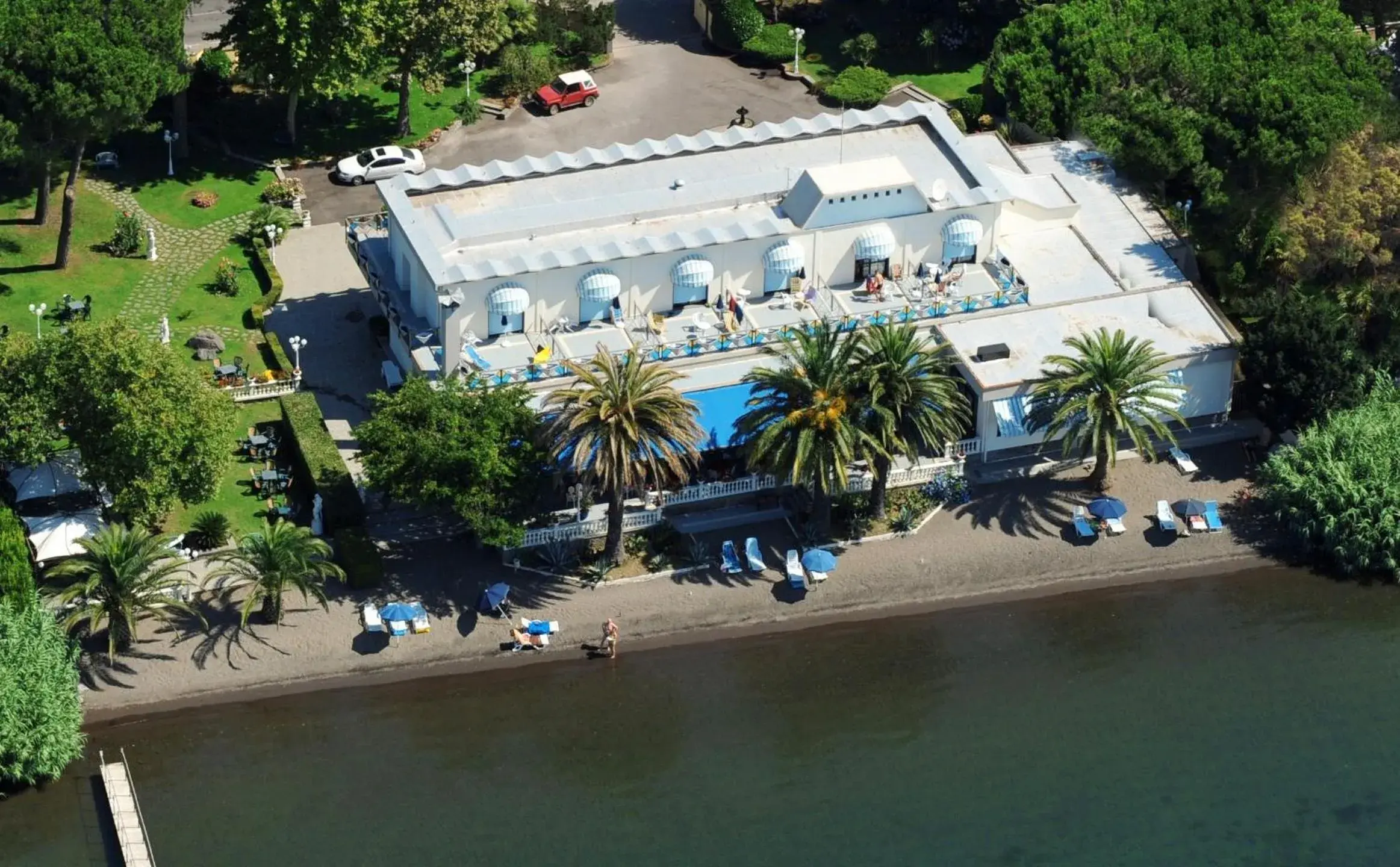 Bird's eye view, Bird's-eye View in Hotel Lido - Beach and Palace