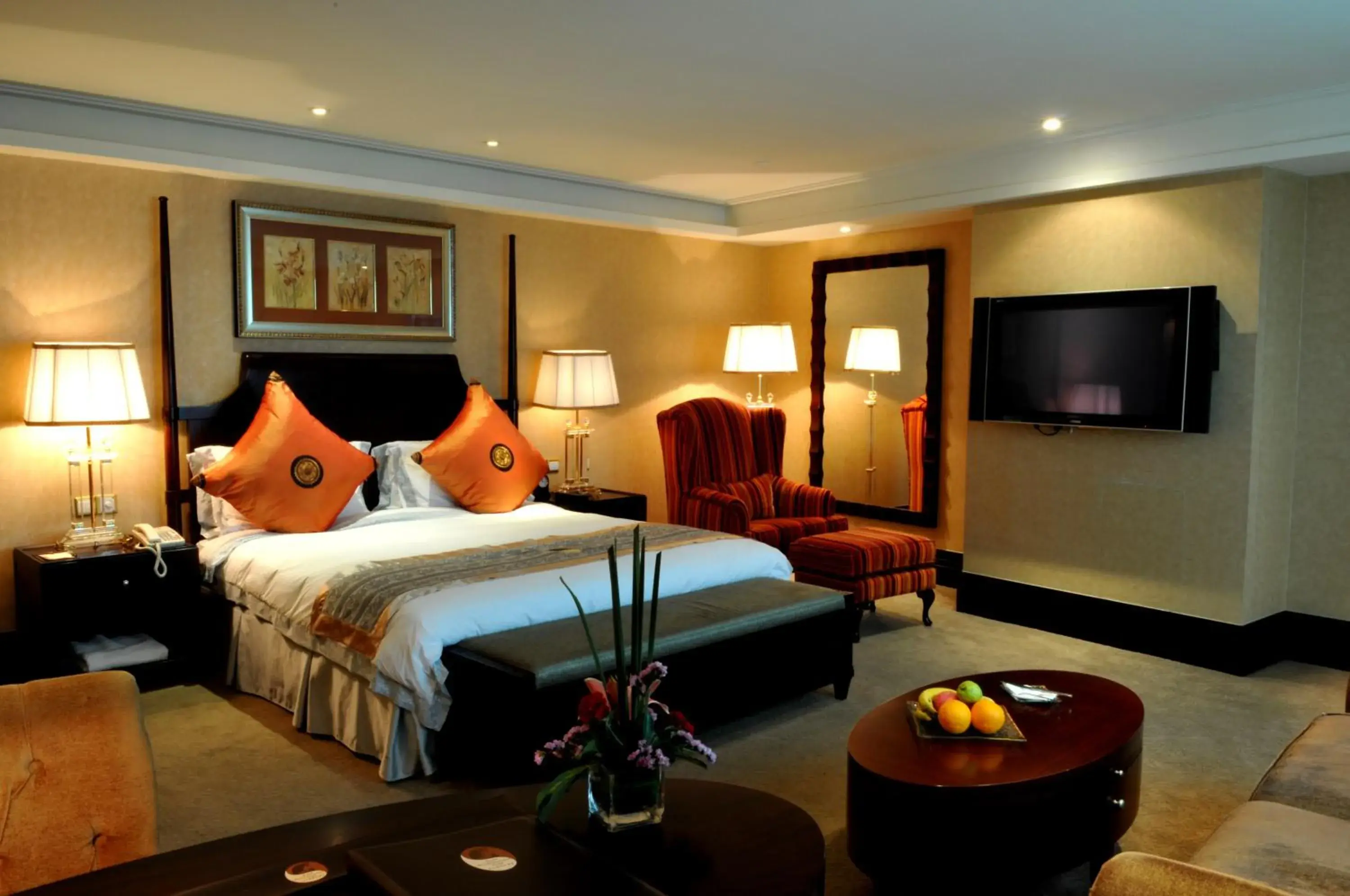 Bed in Royal Mediterranean Hotel