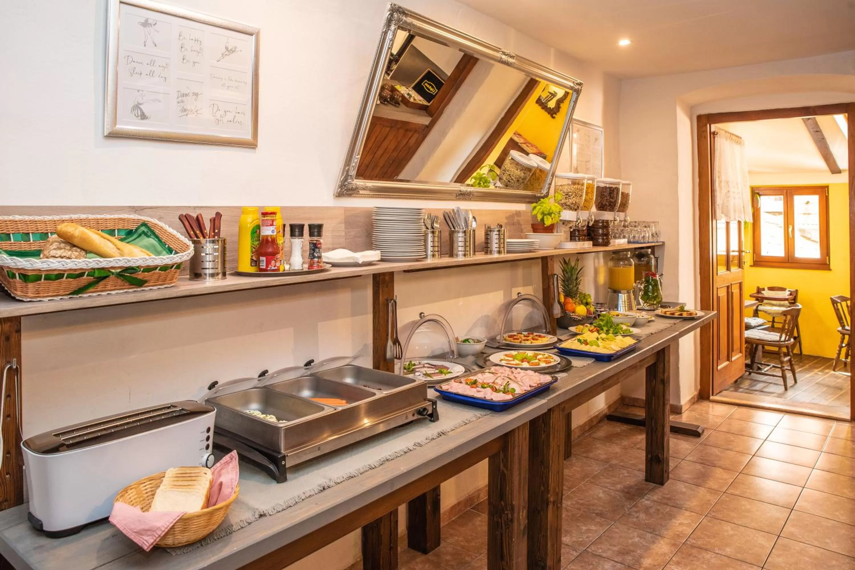 Breakfast in Ubytování u BÍLÉ PANÍ