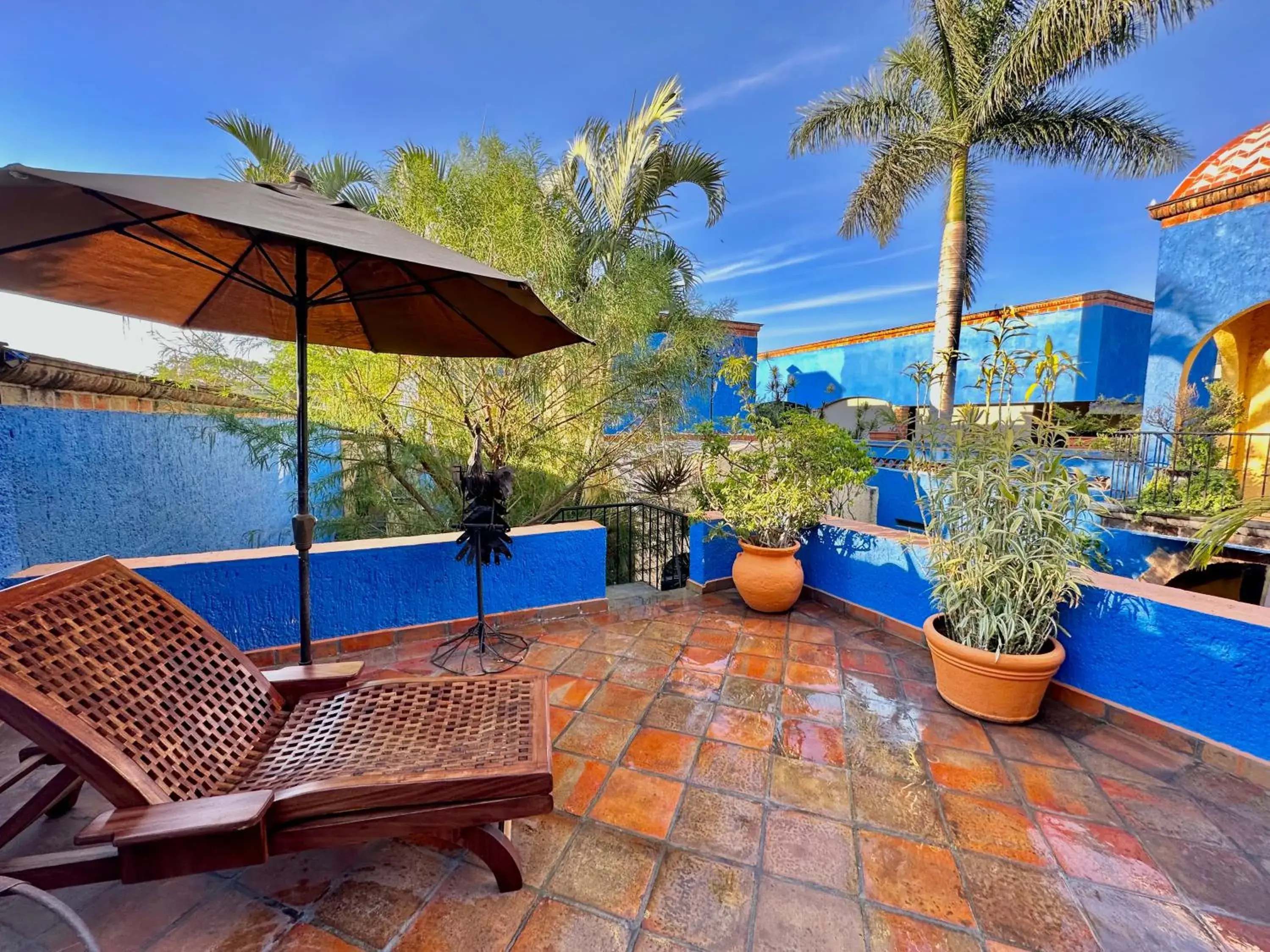Balcony/Terrace, Swimming Pool in La Villa Del Ensueno Boutique Hotel