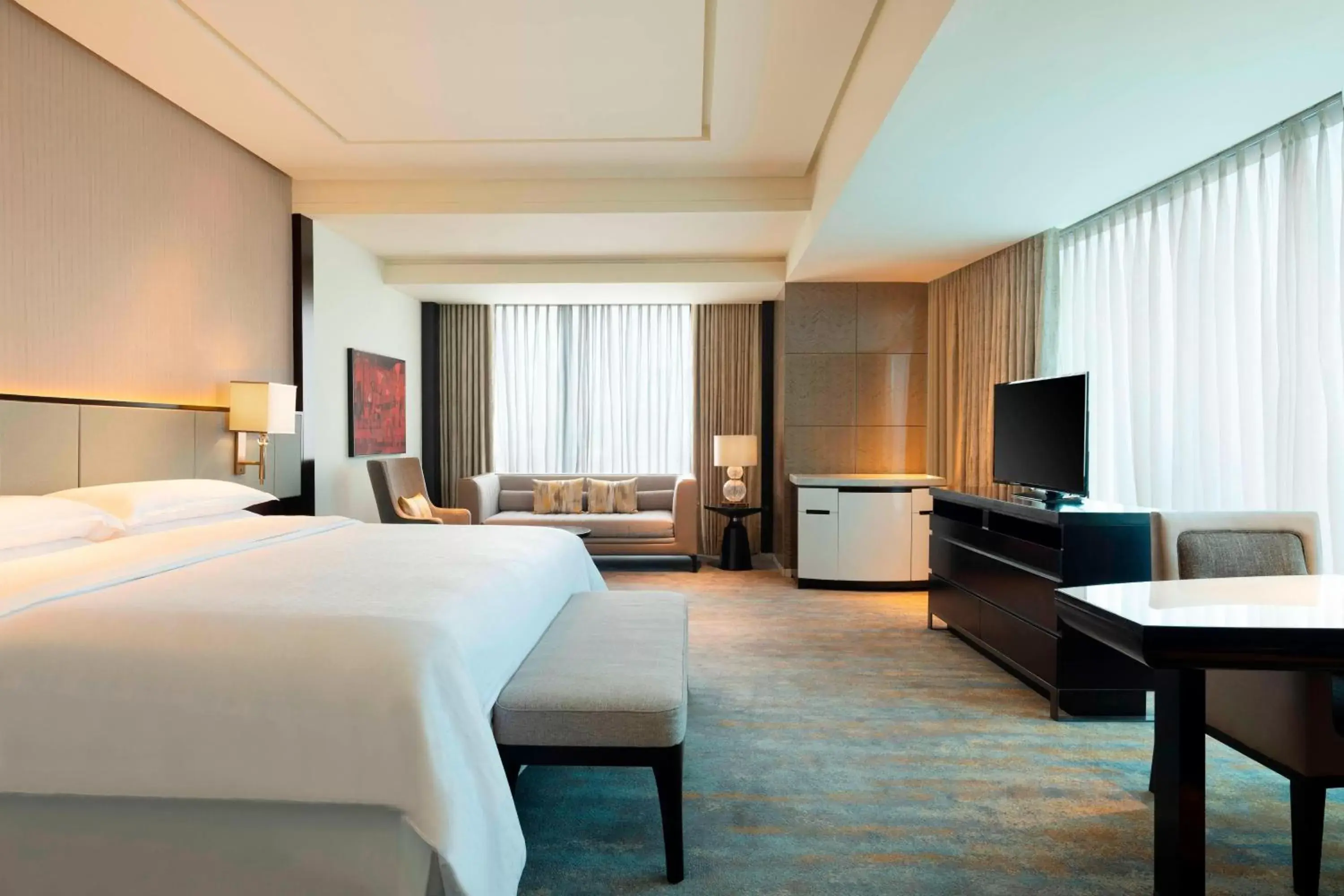 Bedroom in Sheraton Grand Jakarta Gandaria City Hotel