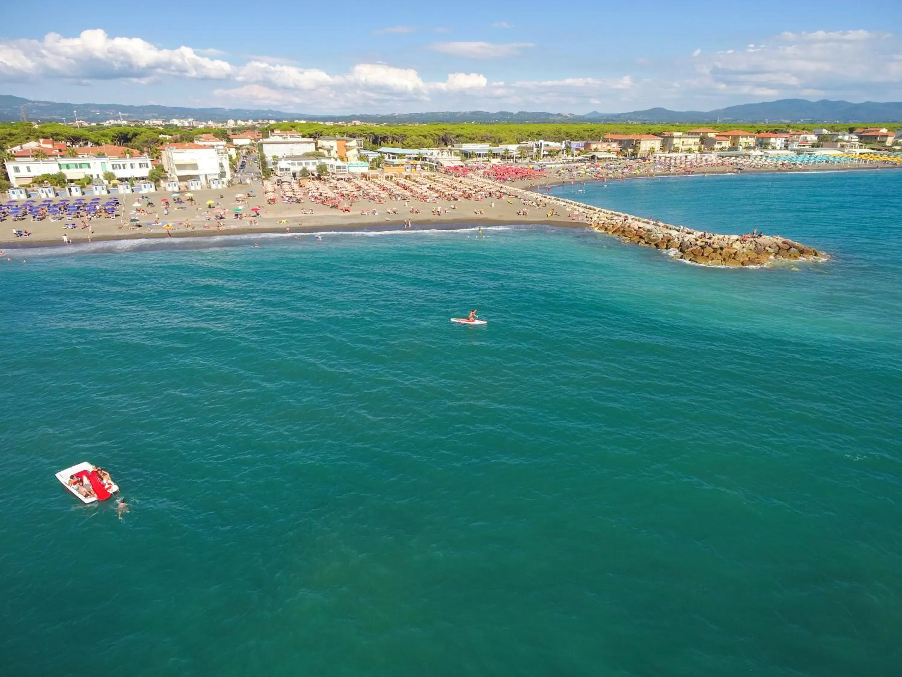 Bird's eye view, Bird's-eye View in Hotel Il Settebello