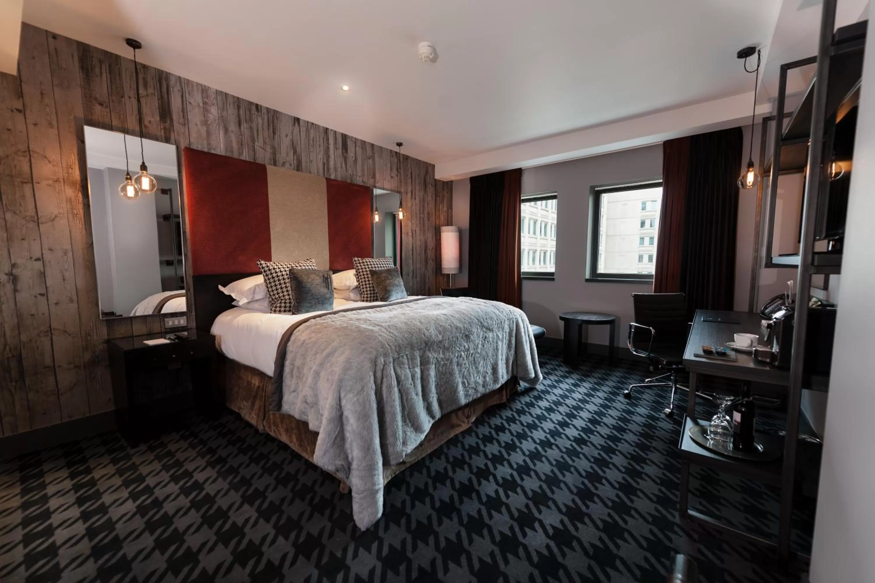 Bedroom, Bed in Malmaison Birmingham