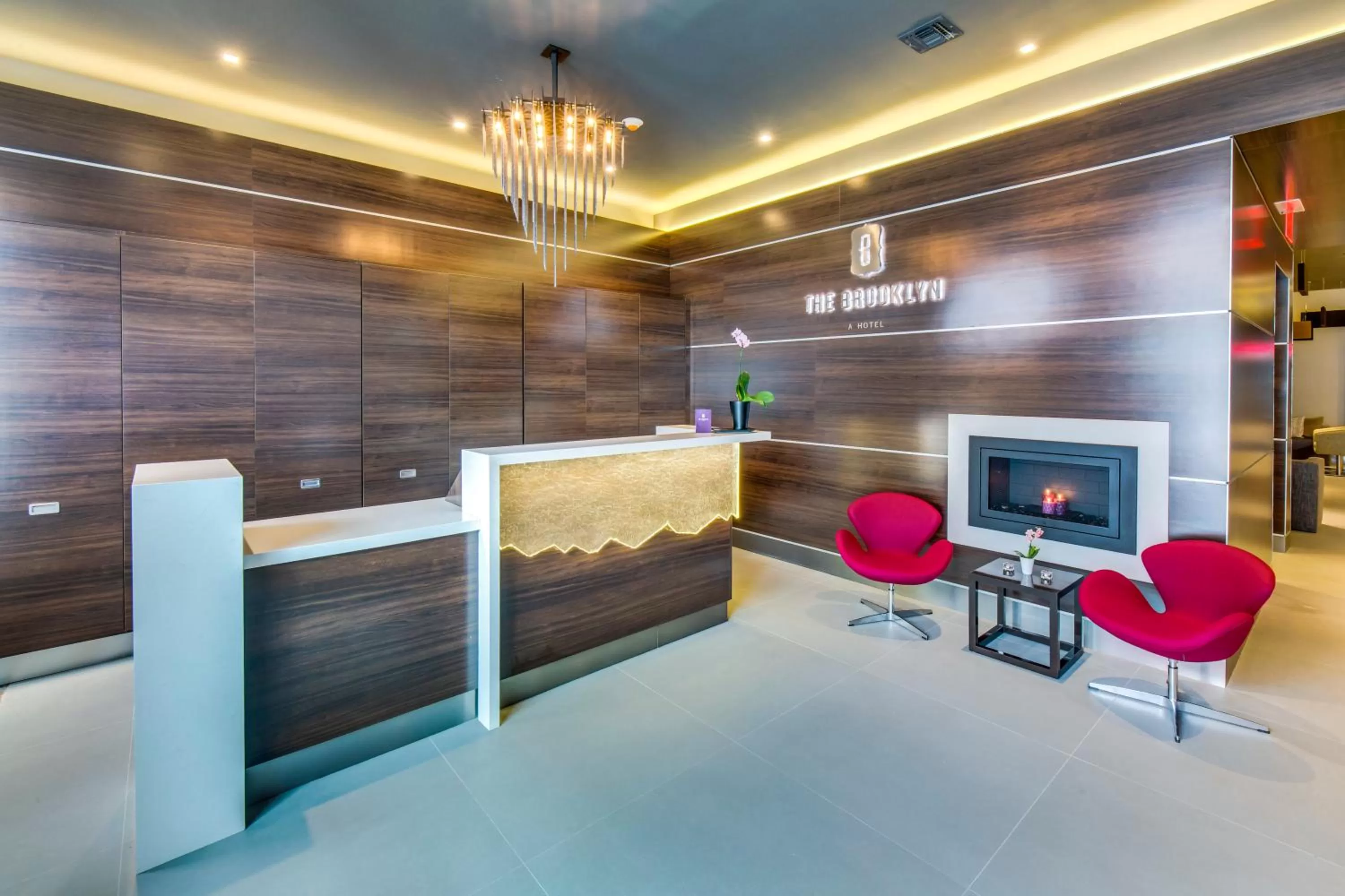 Lobby or reception in The Brooklyn