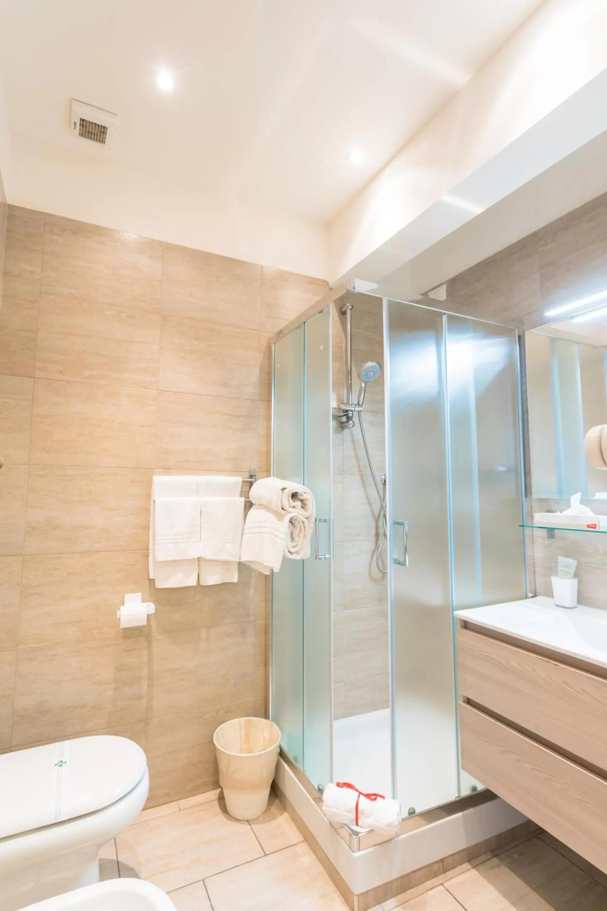 Shower, Bathroom in BQ House Milizie Luxury Rooms