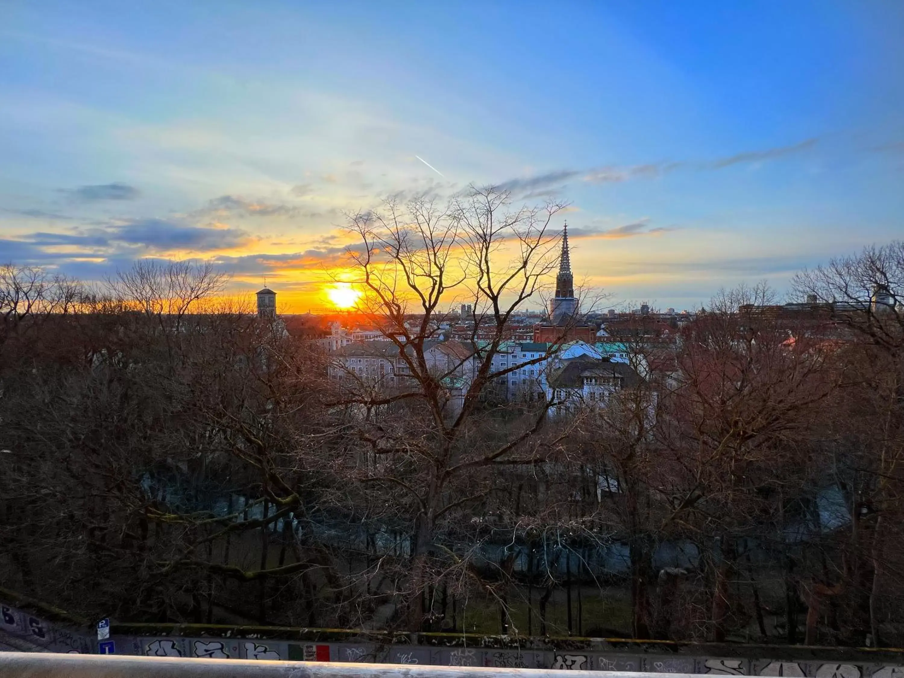 City view, Sunrise/Sunset in Hotel Prinz