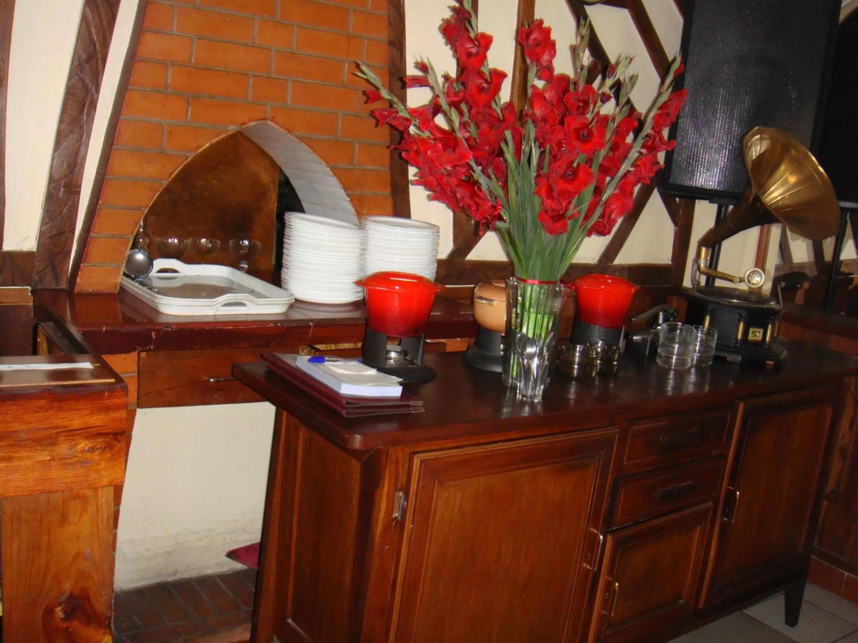 Decorative detail in Hotel Le Relais Normand