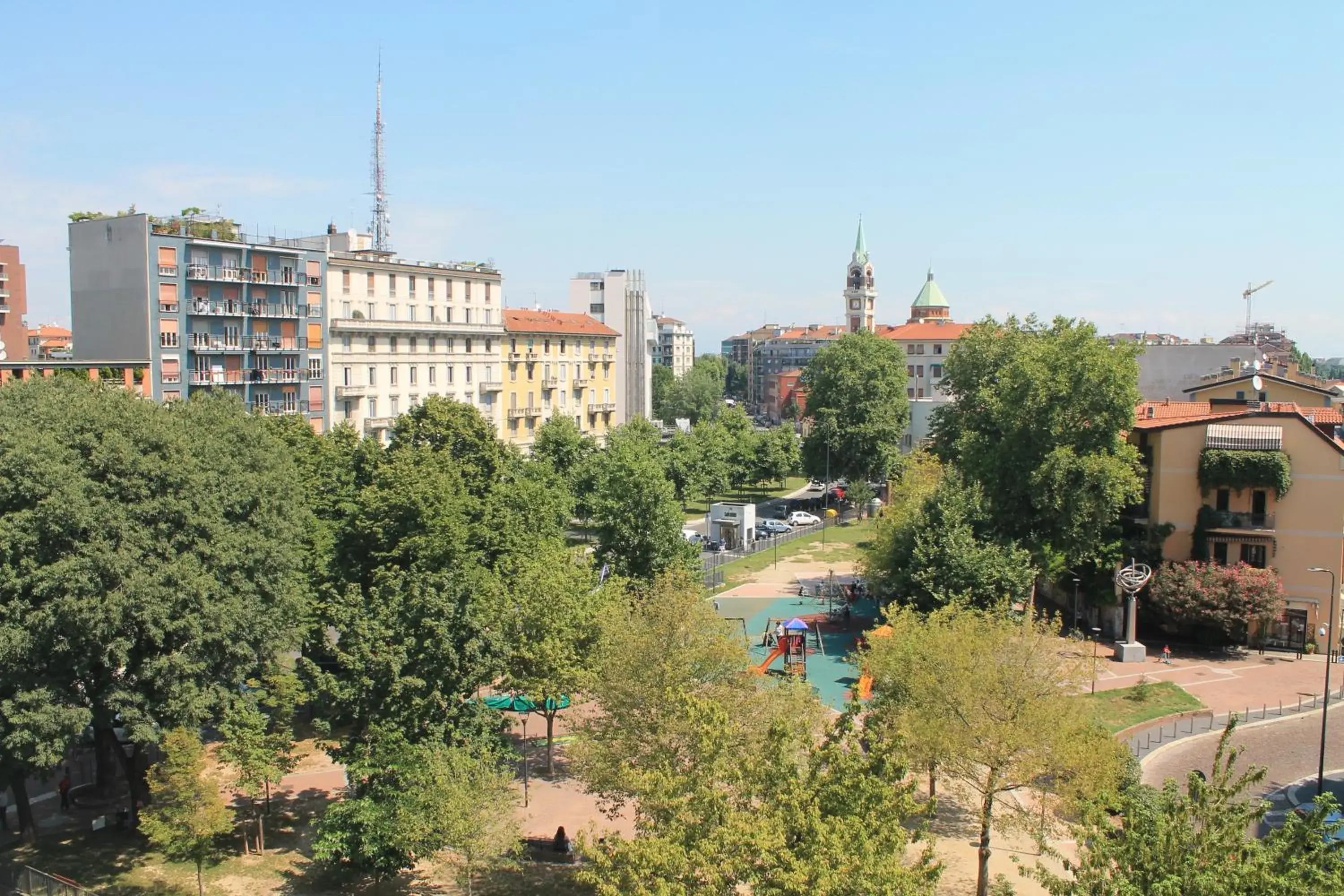 City view in Hotel Mozart