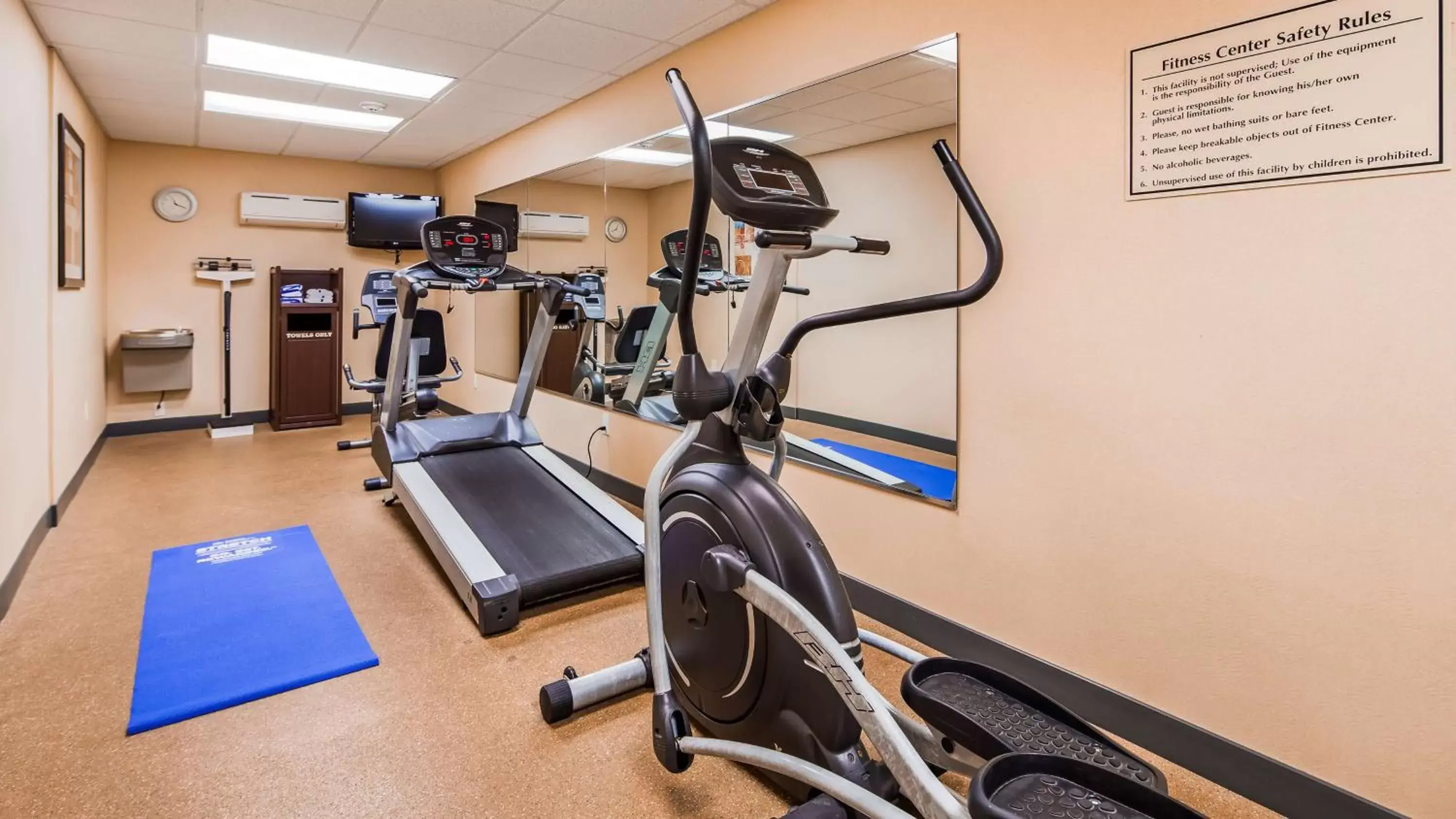 Fitness centre/facilities, Fitness Center/Facilities in Best Western Plus Flowood Inn & Suites