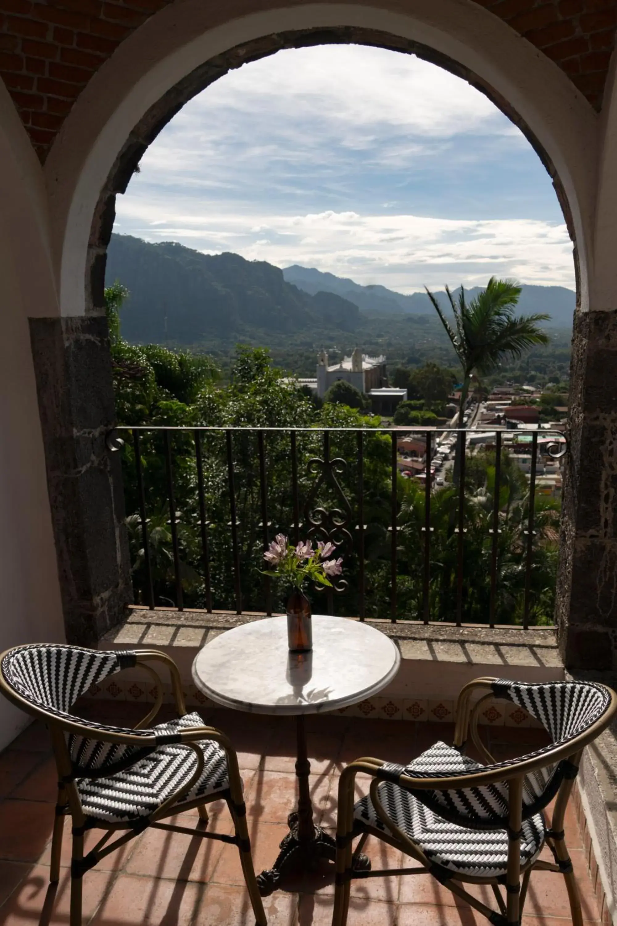 View (from property/room), Mountain View in Posada del Tepozteco