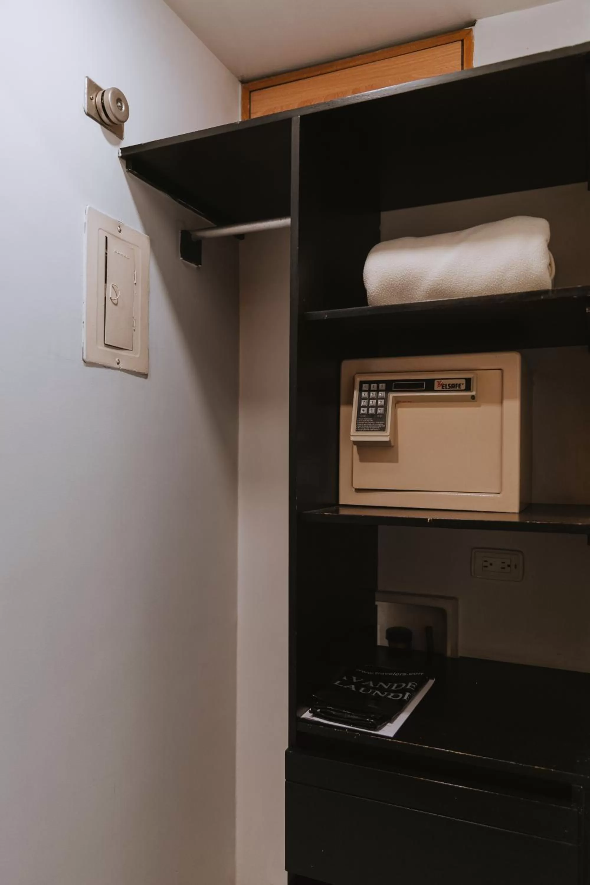 safe in Travelers Orange Suites