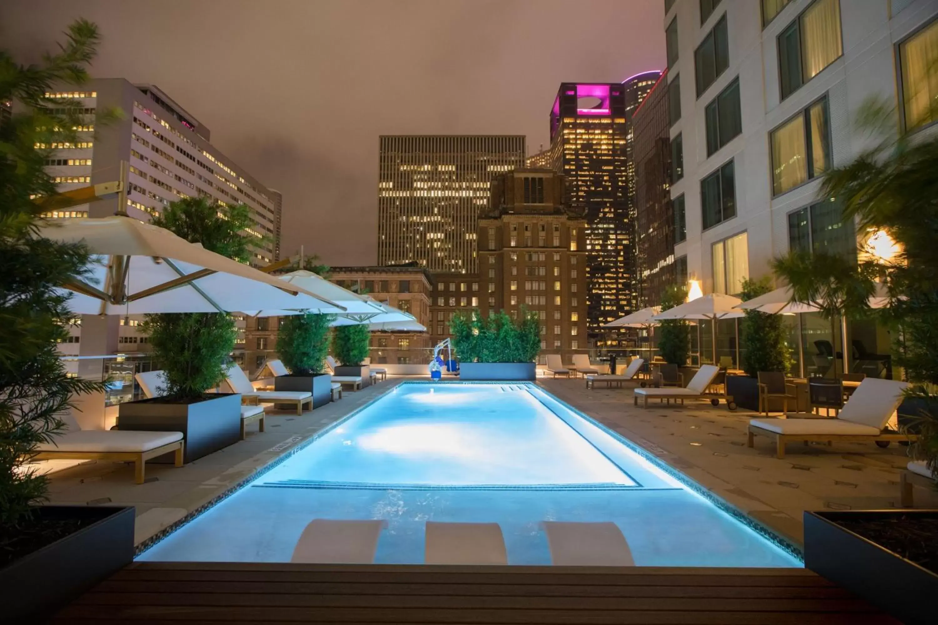 Swimming Pool in The Laura Hotel, Houston Downtown, Autograph Collection