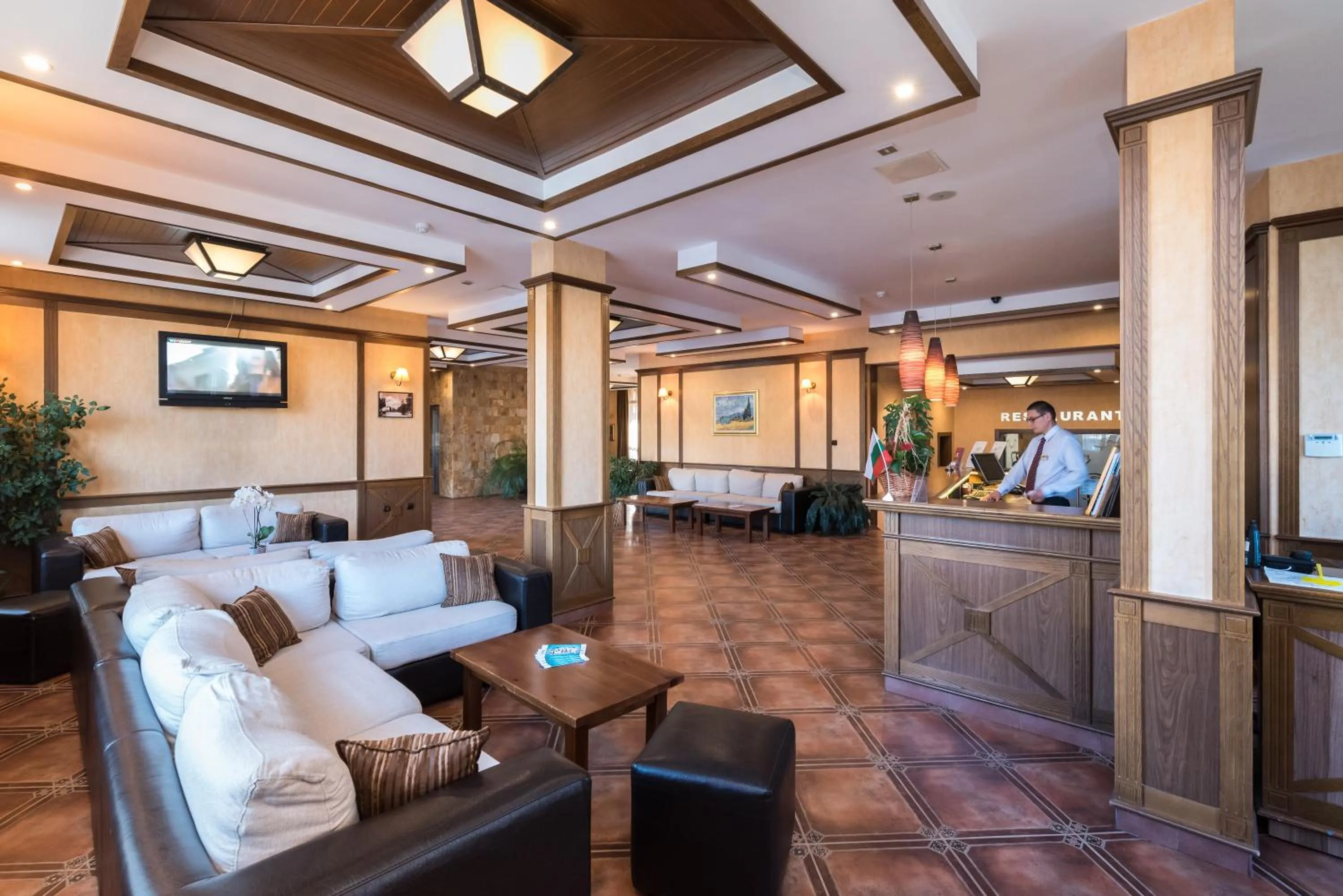 Lobby or reception in Evelina Palace Hotel