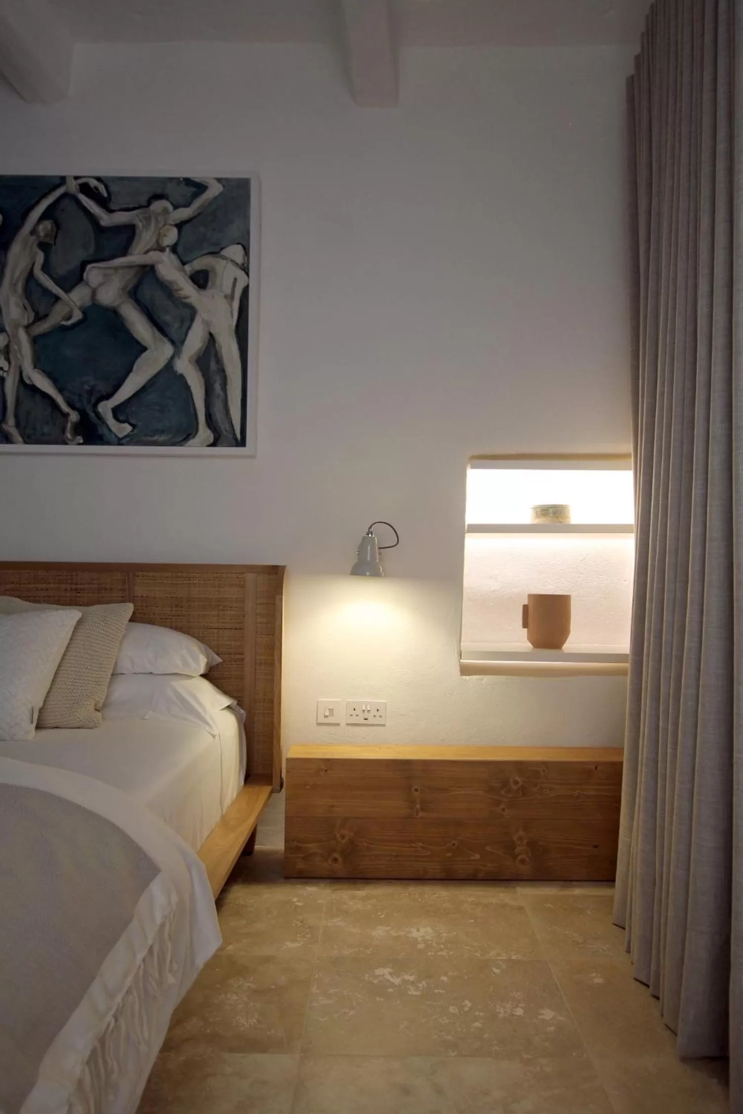 Bed in The King George Village Boutique Living