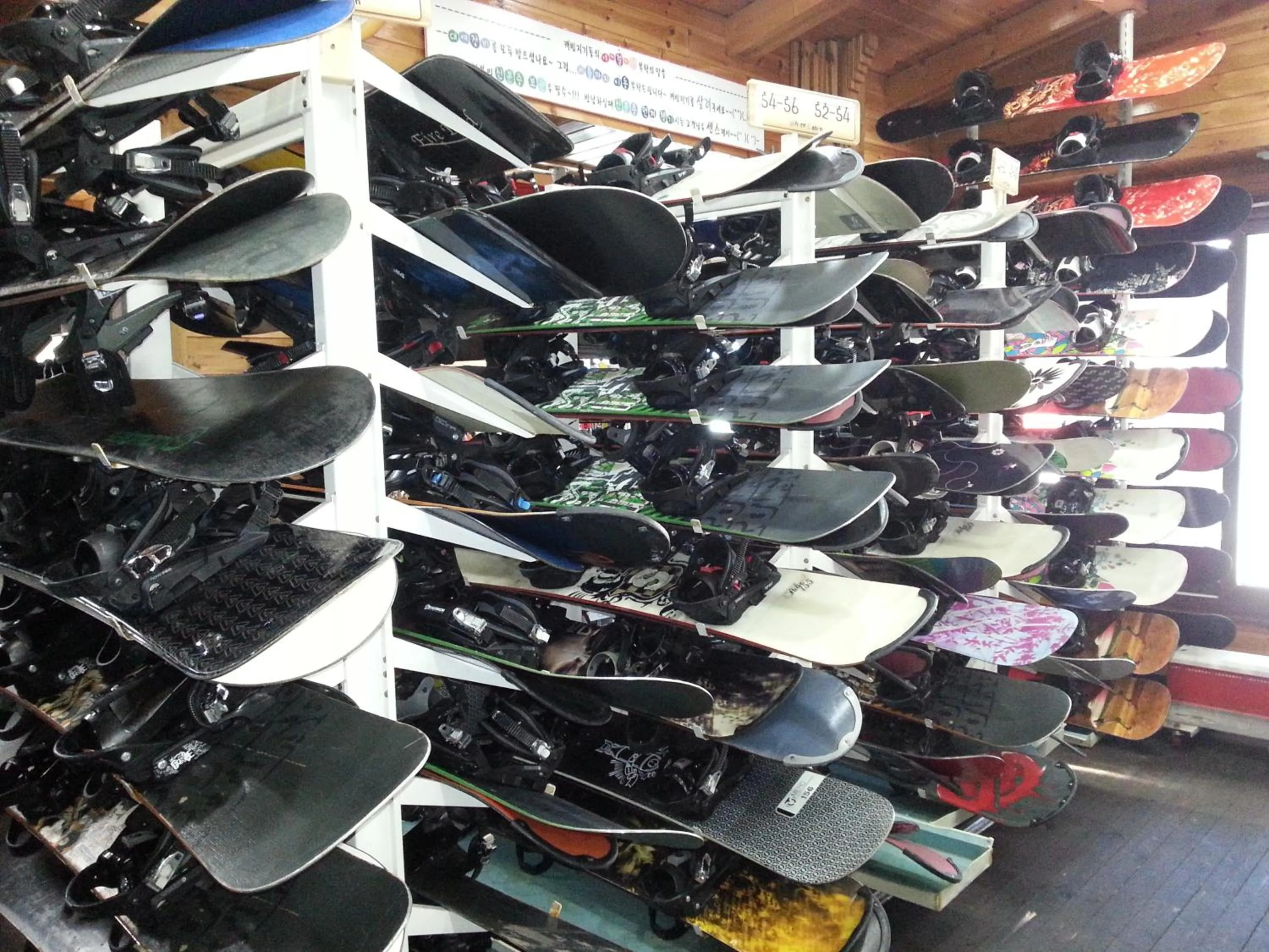 Skiing in White Cabin