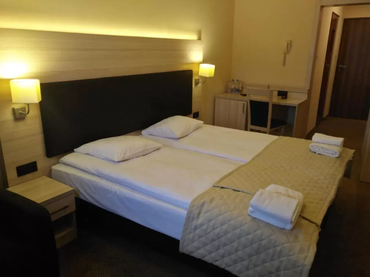 Bed in Spa Hotel Gloria