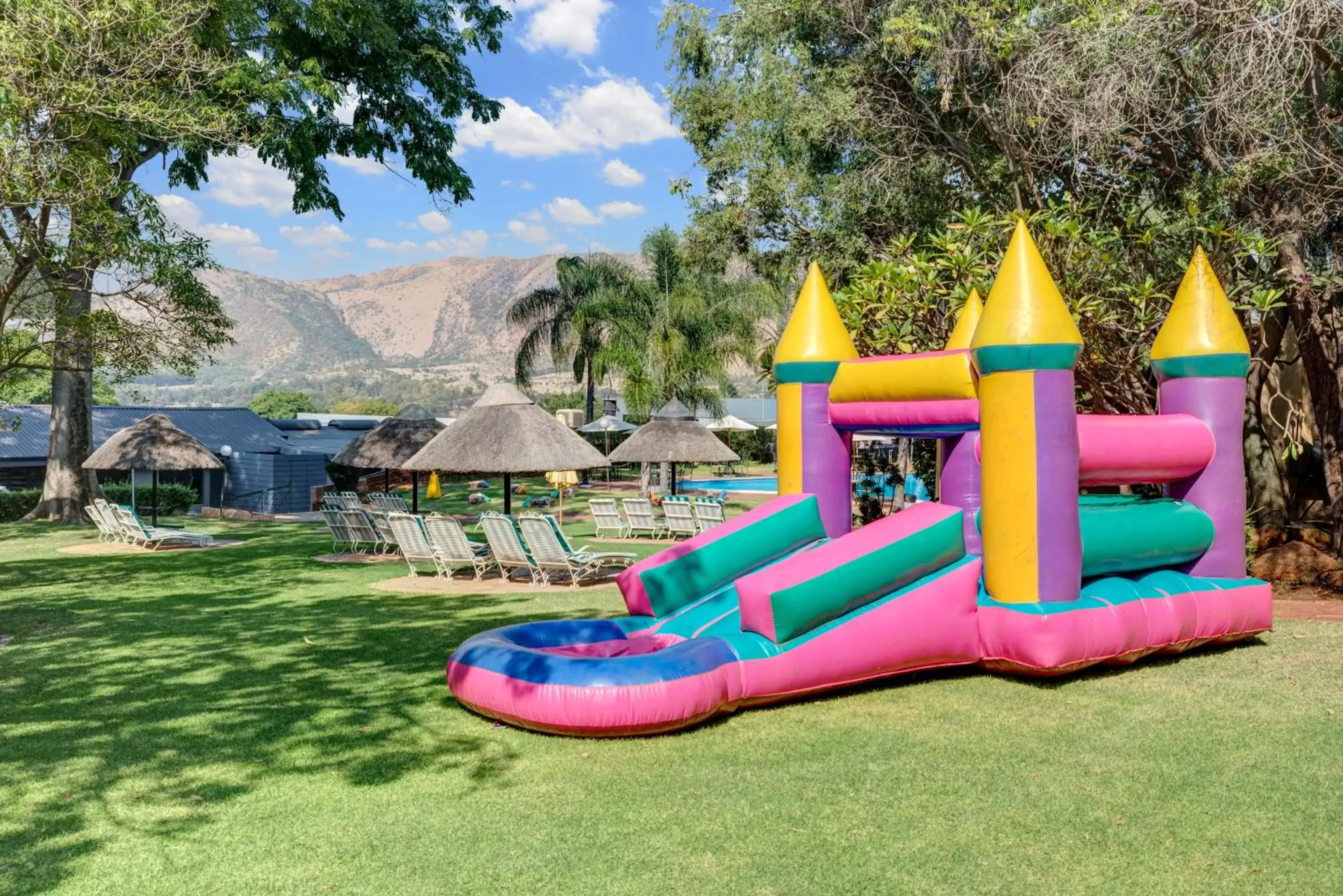 Garden, Children's Play Area in ANEW Resort Hunters Rest Rustenburg