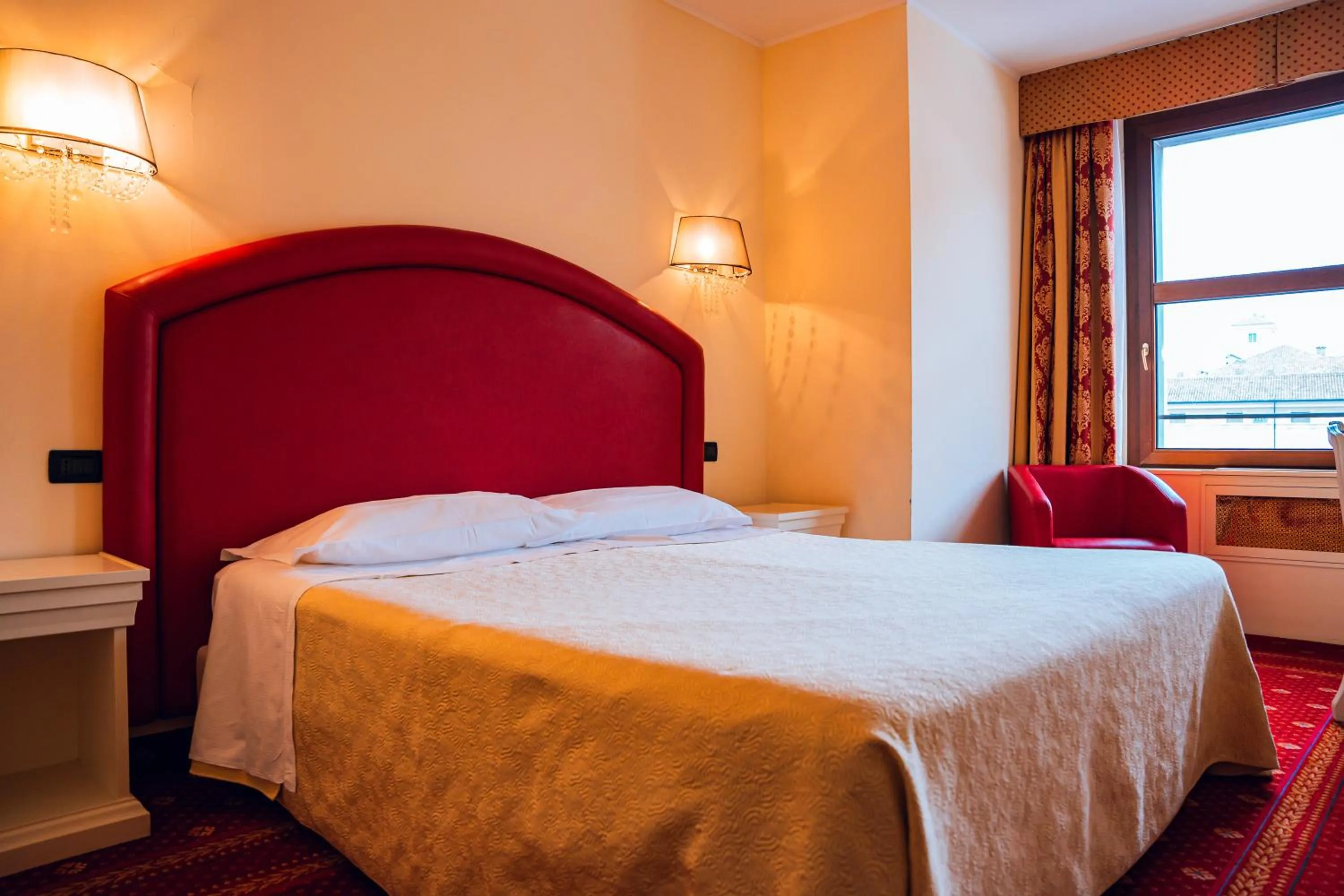 Bed in Panoramic Rooms Torre della Vittoria