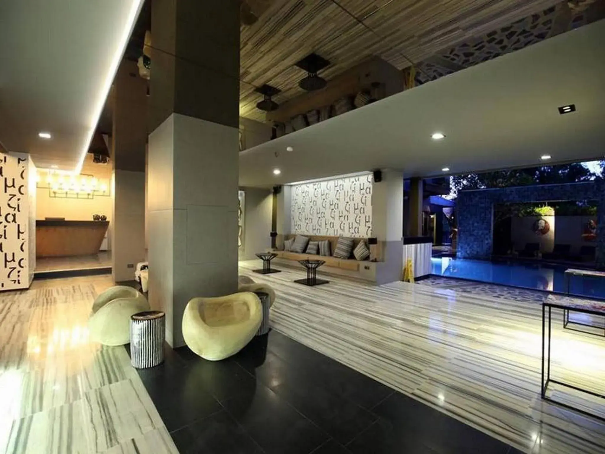 Lobby or reception in Mazi Design Hotel by Kalima Lobby or reception in Mazi Design Hotel by Kalima